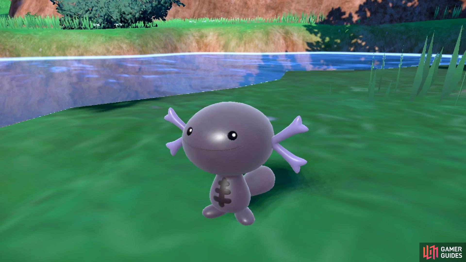 Regular (Johtonian) Wooper are Water and Ground. (Credit: The Pokémon Company)