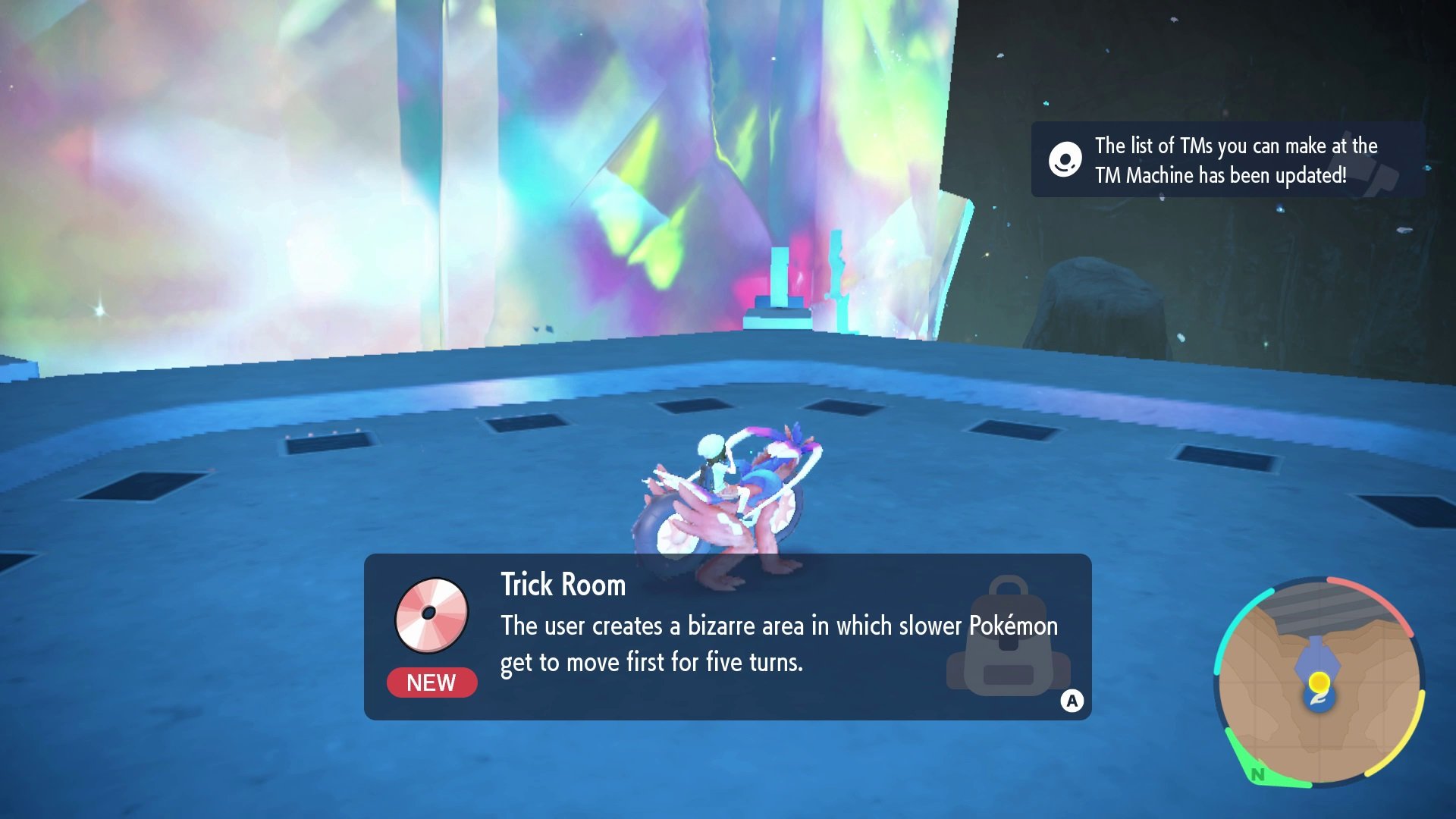 Trick Room TM location near Zero Lab in Pokémon Scarlet and Violet