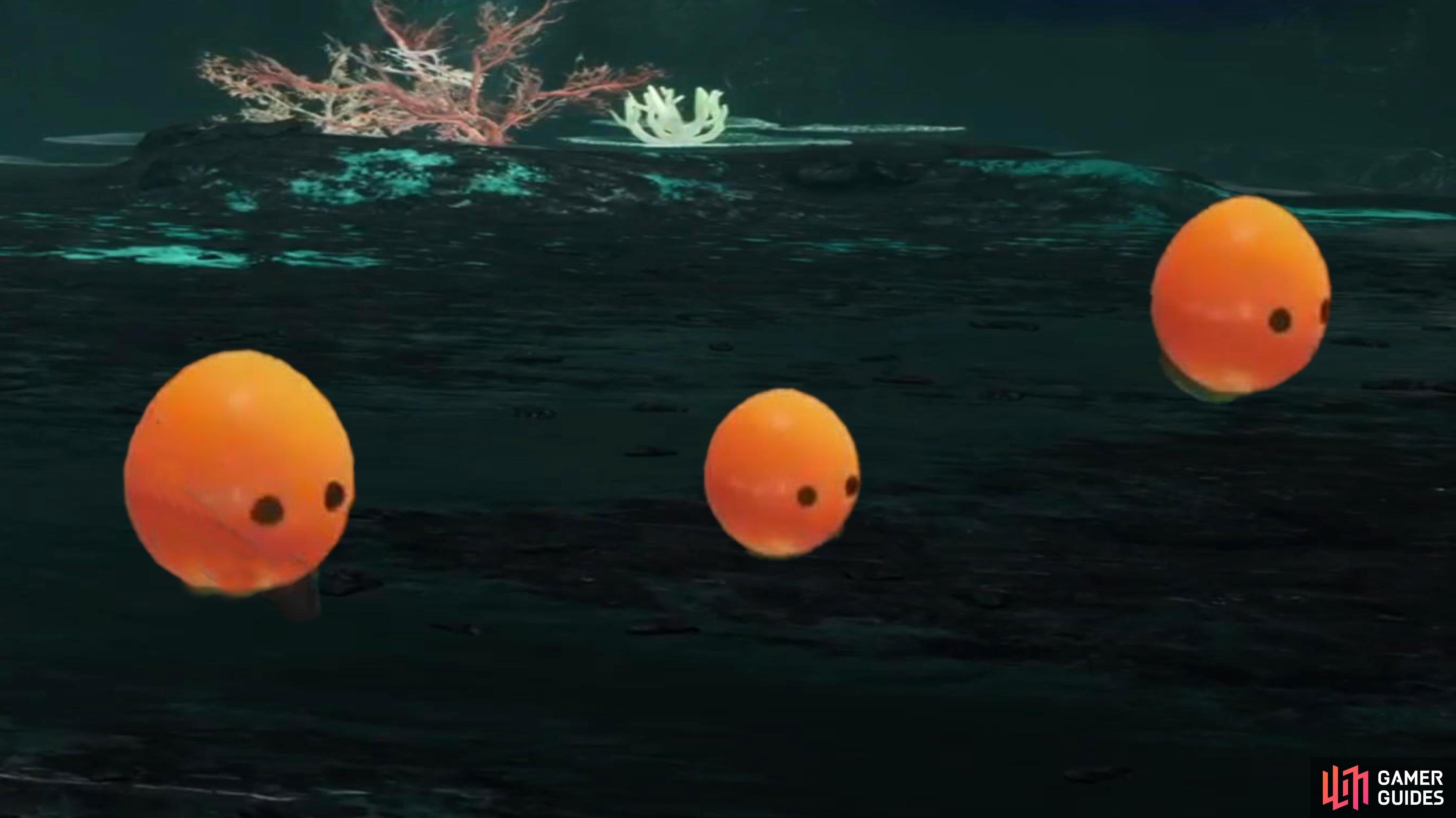 These round orange balls are known as Movers who will yield lots of SP when defeated.