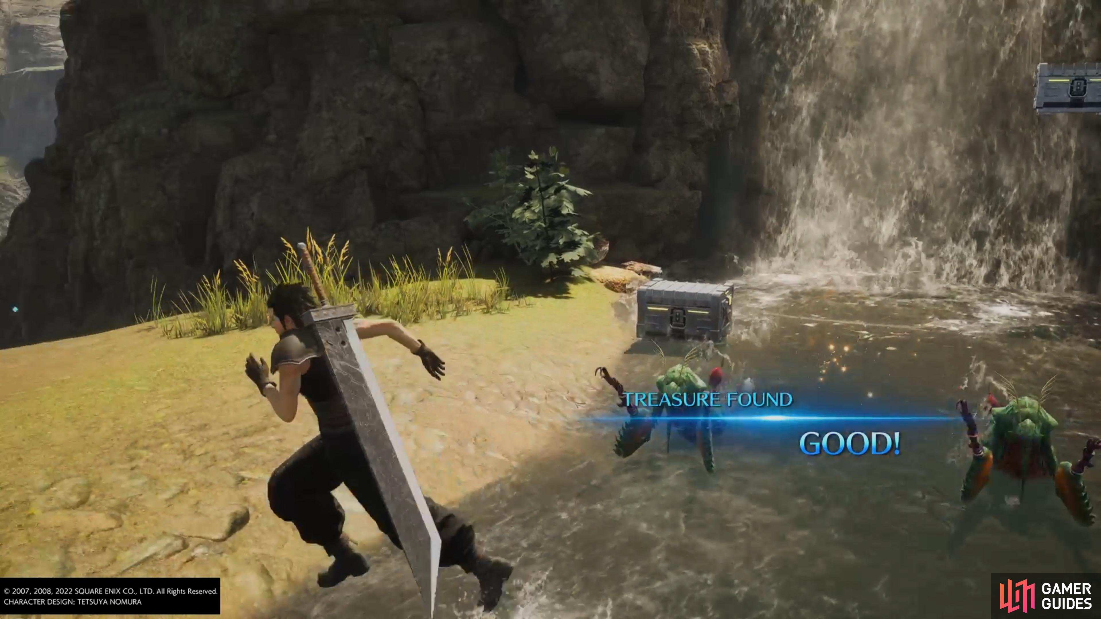 then run toward the screen and to the left to avoid the enemies