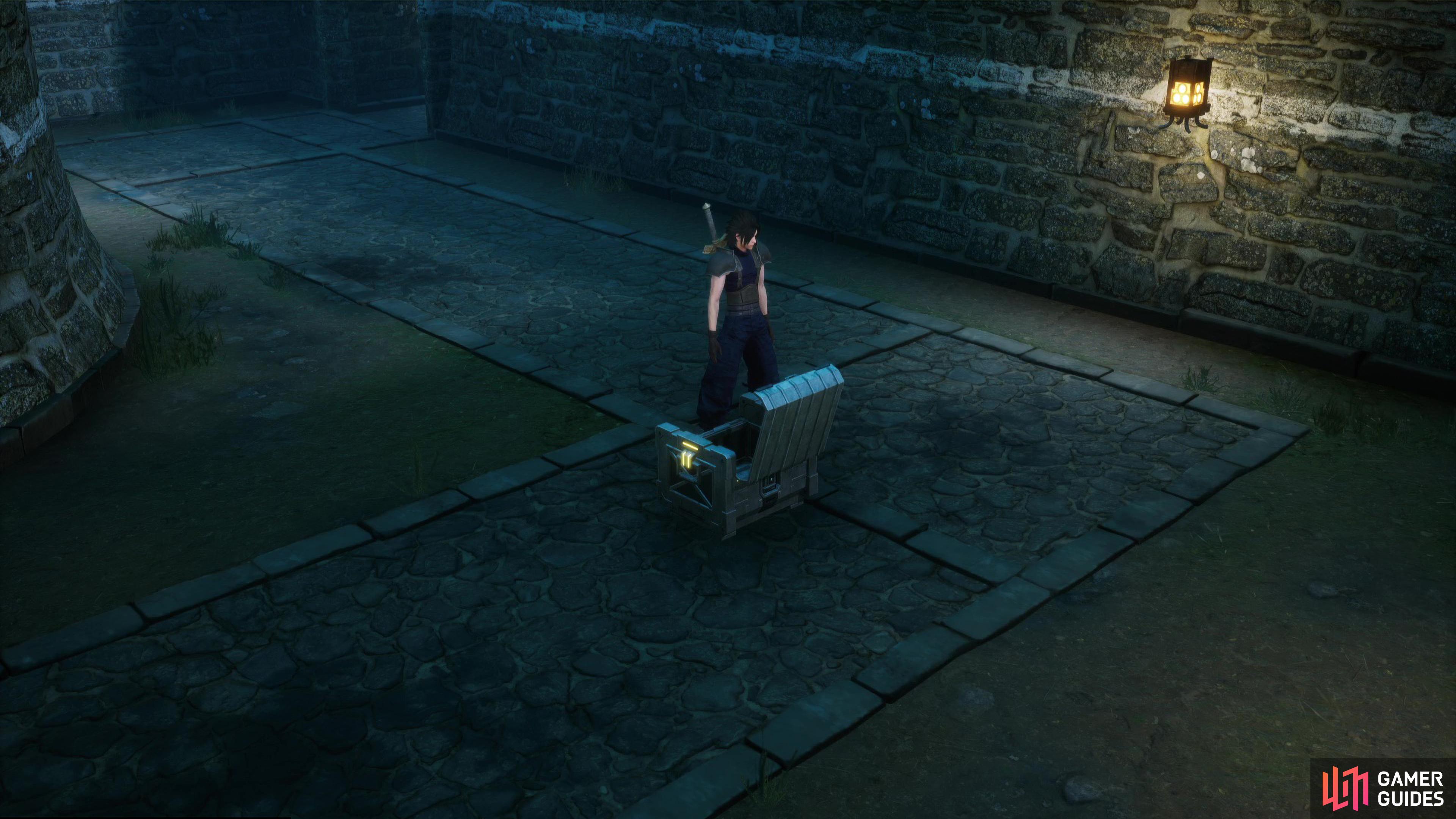 this empty chest will spawn an encounter.