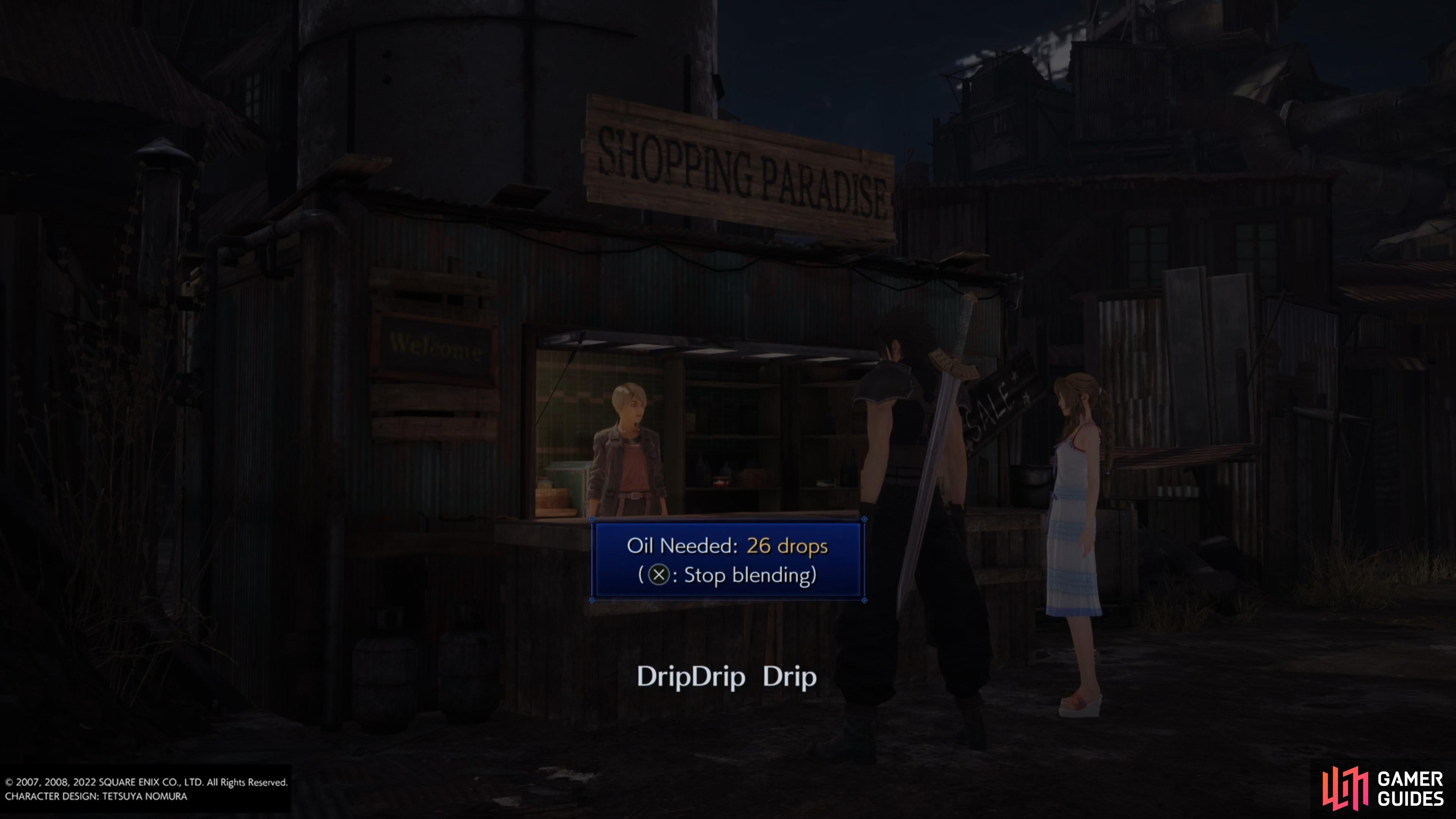 You can pause the game to give yourself time to count the drips