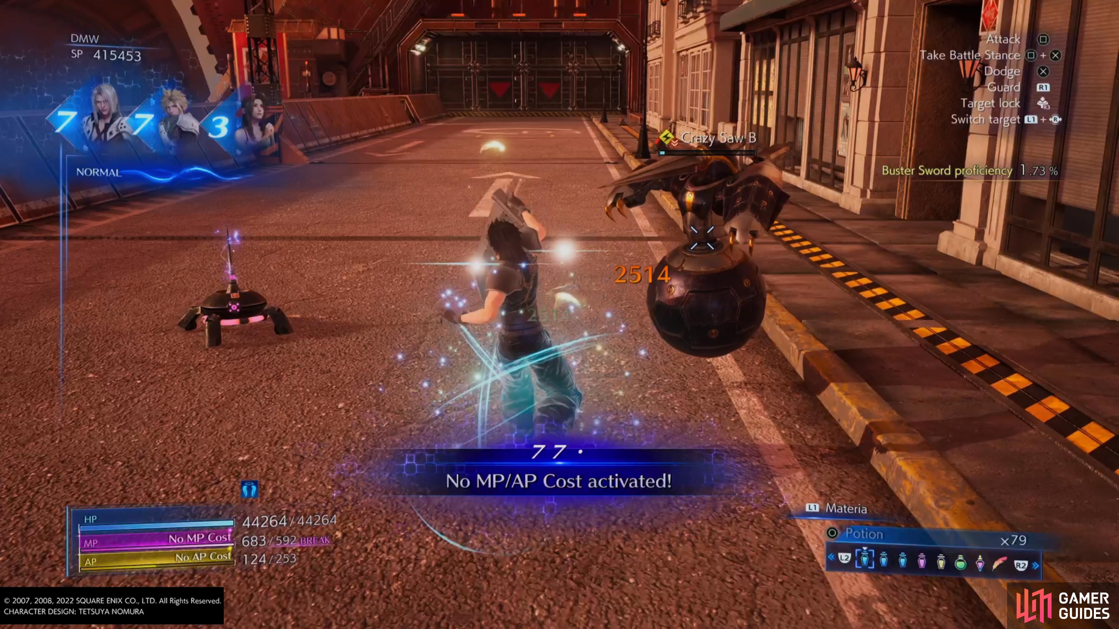 most of the enemies here are weak to !Thunder.