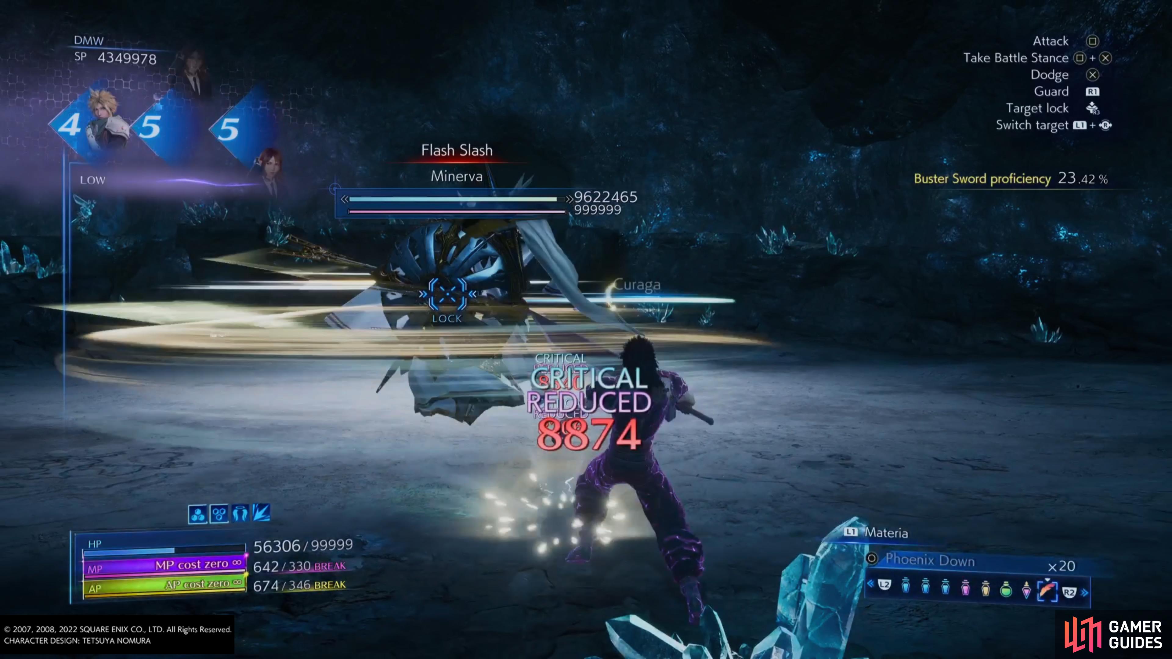 Flash Slash is deadly if you're up close