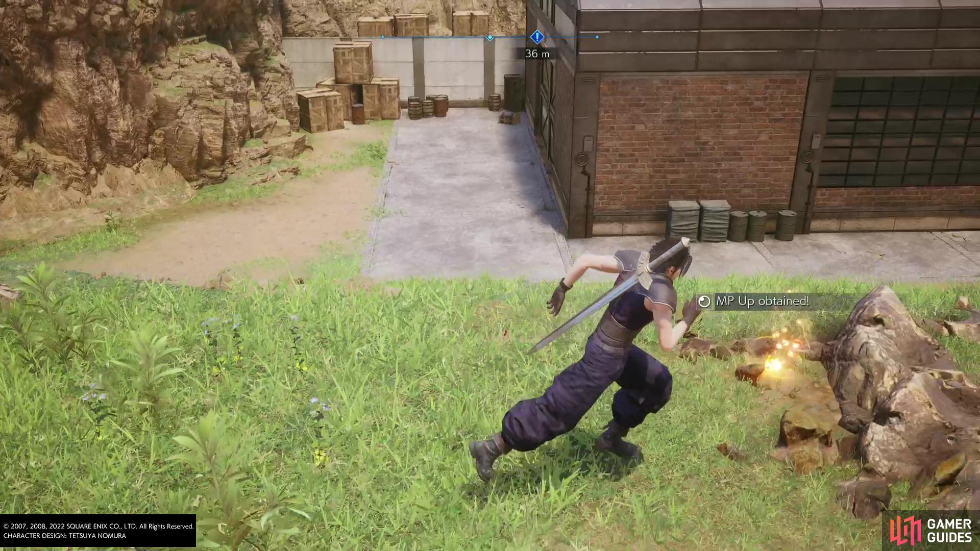 the final item can be found to the left of Tseng.