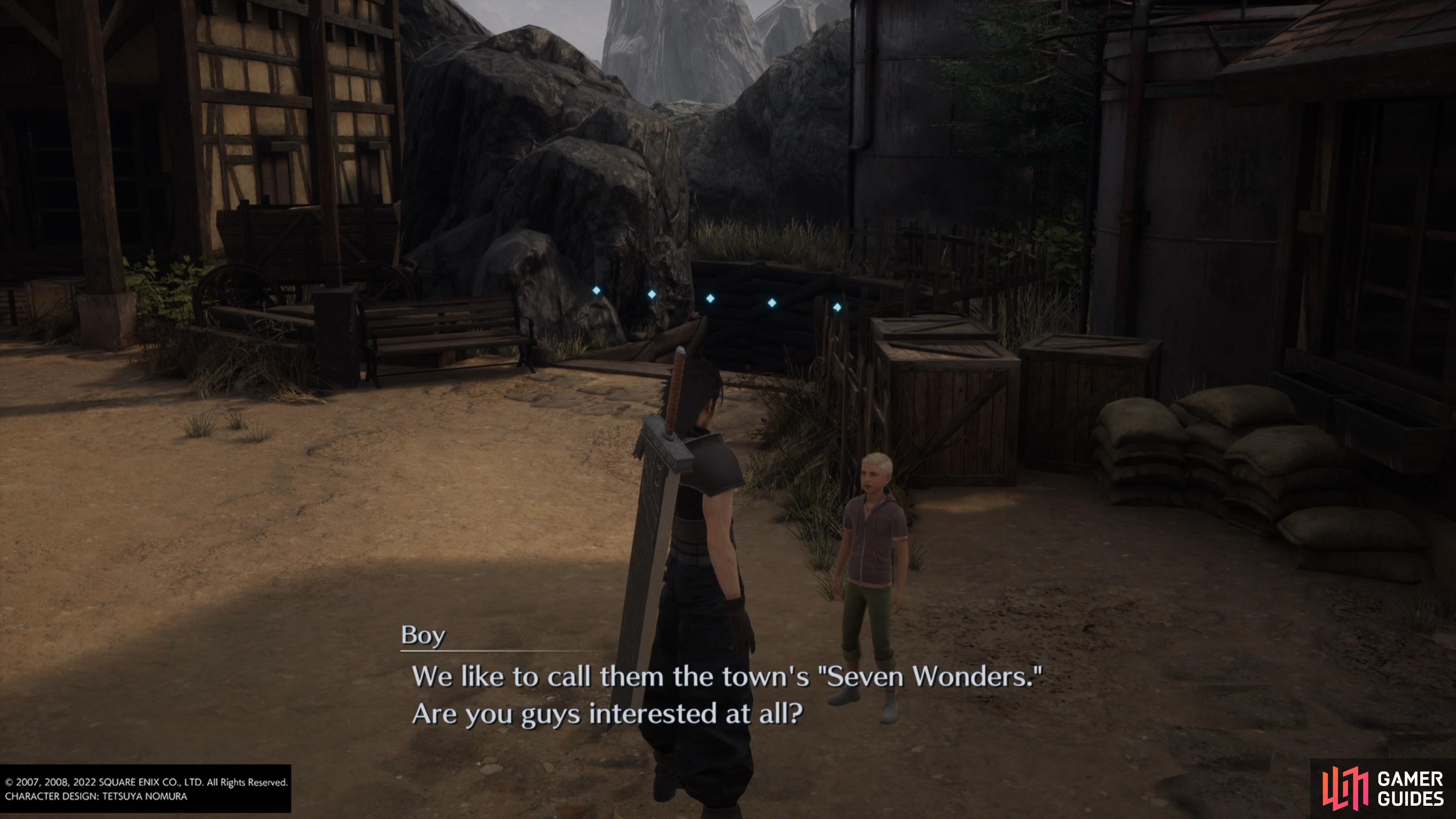 Seven Wonders in Nibelheim Chapter 8 Walkthrough Crisis Core