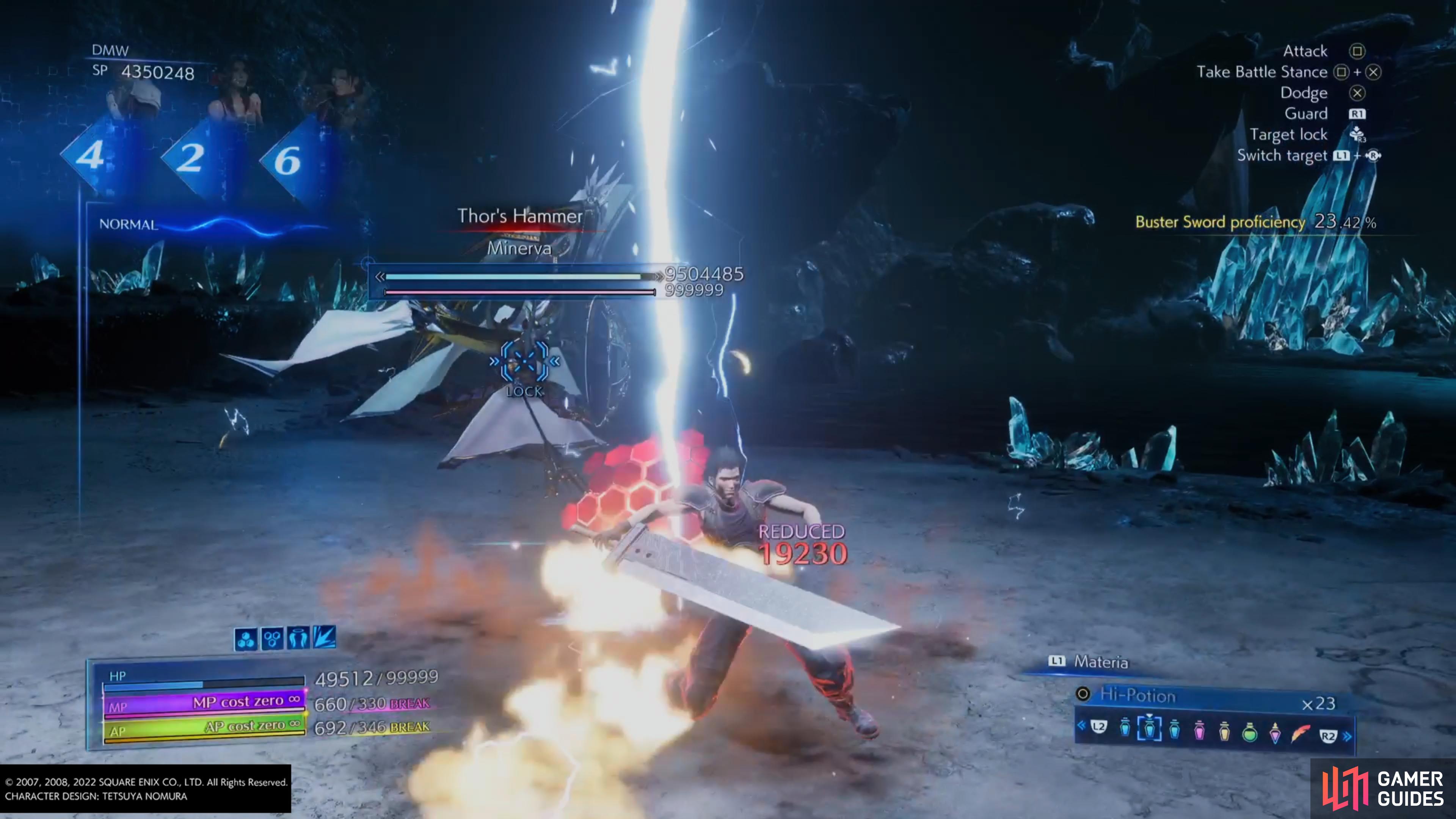 Thor's Hammer can be avoided by dodge rolling