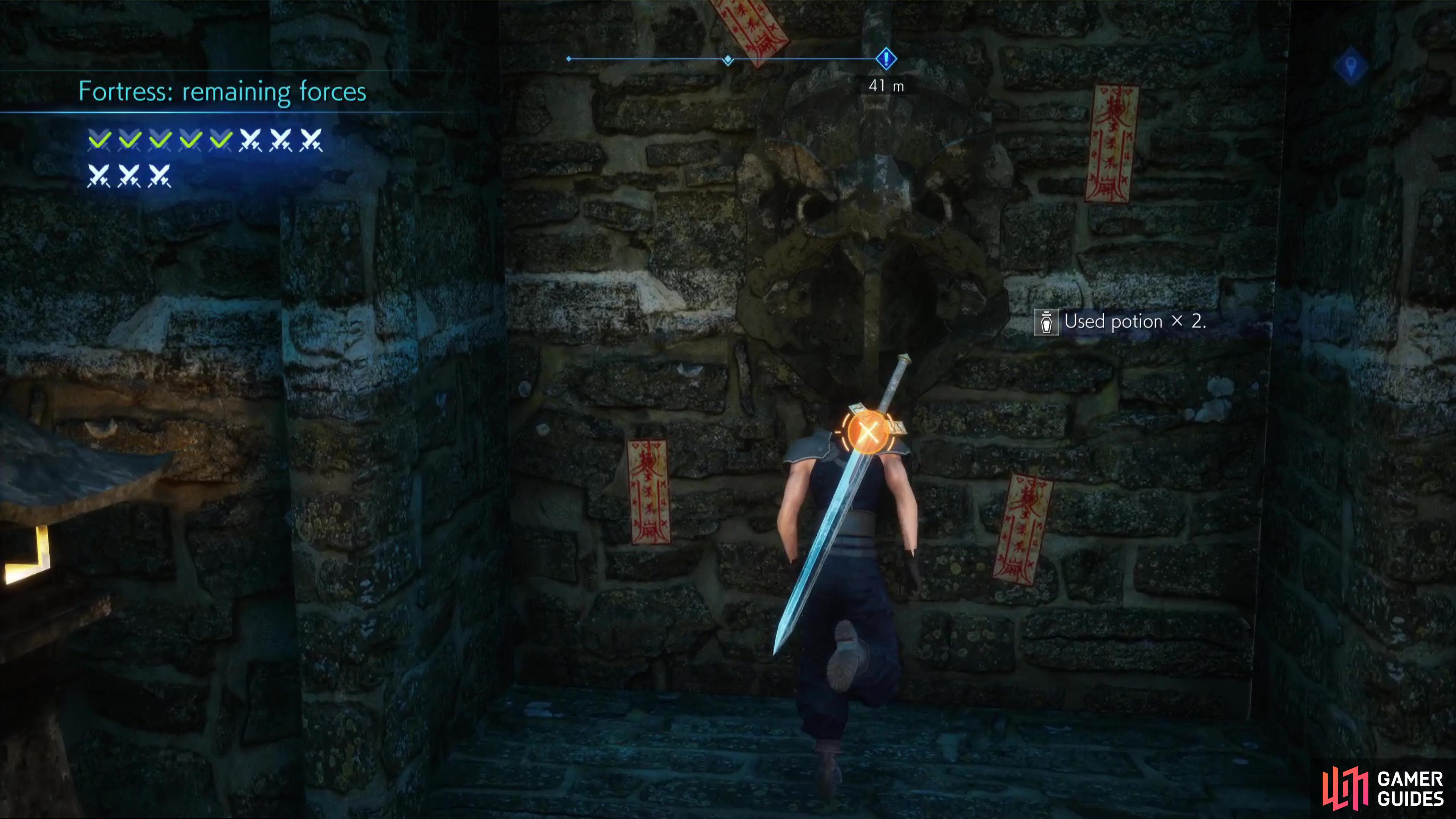 check all of the revolving walls for encounters