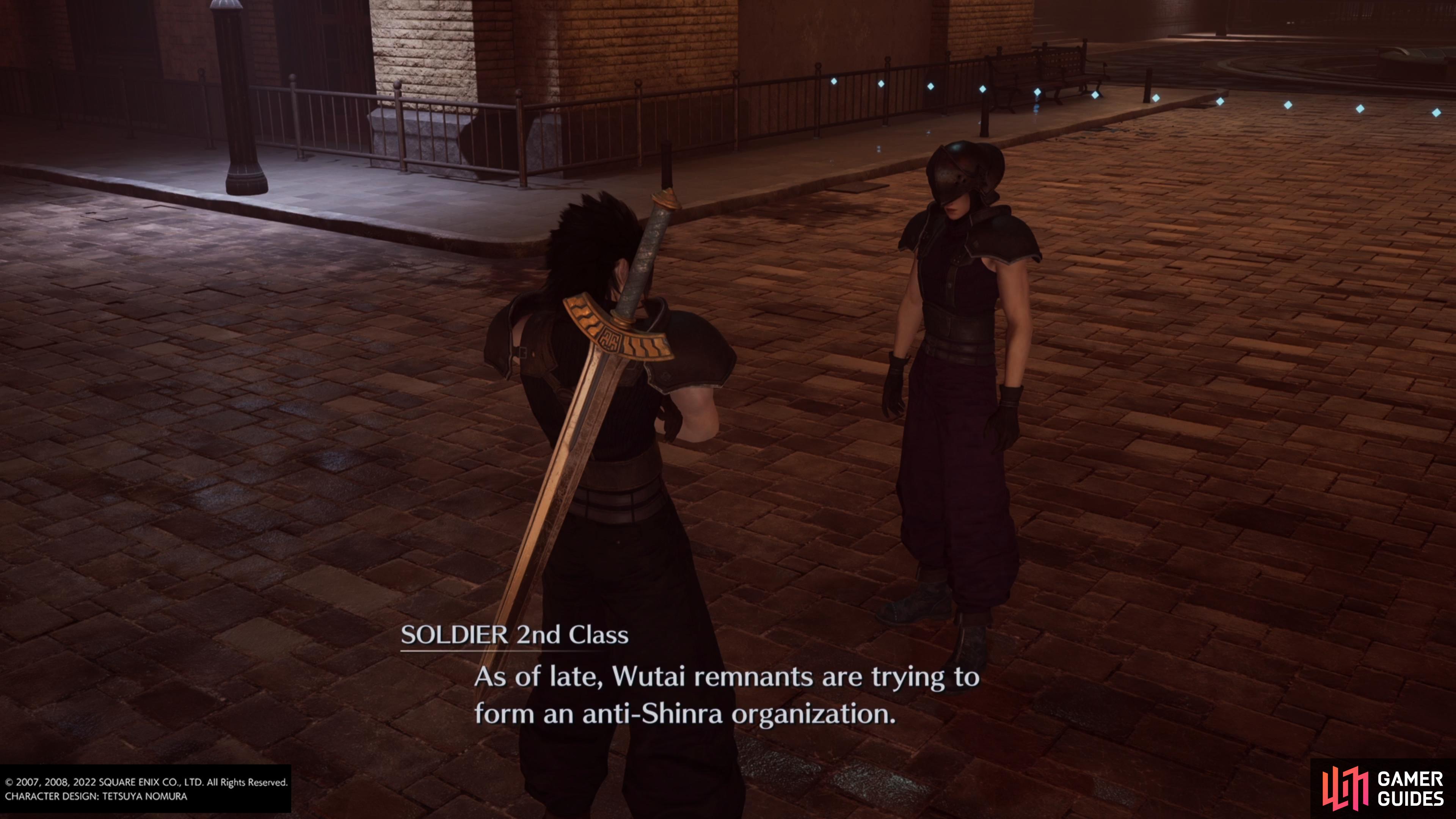 catch all of the Wutai Spies for the Walnut Wood