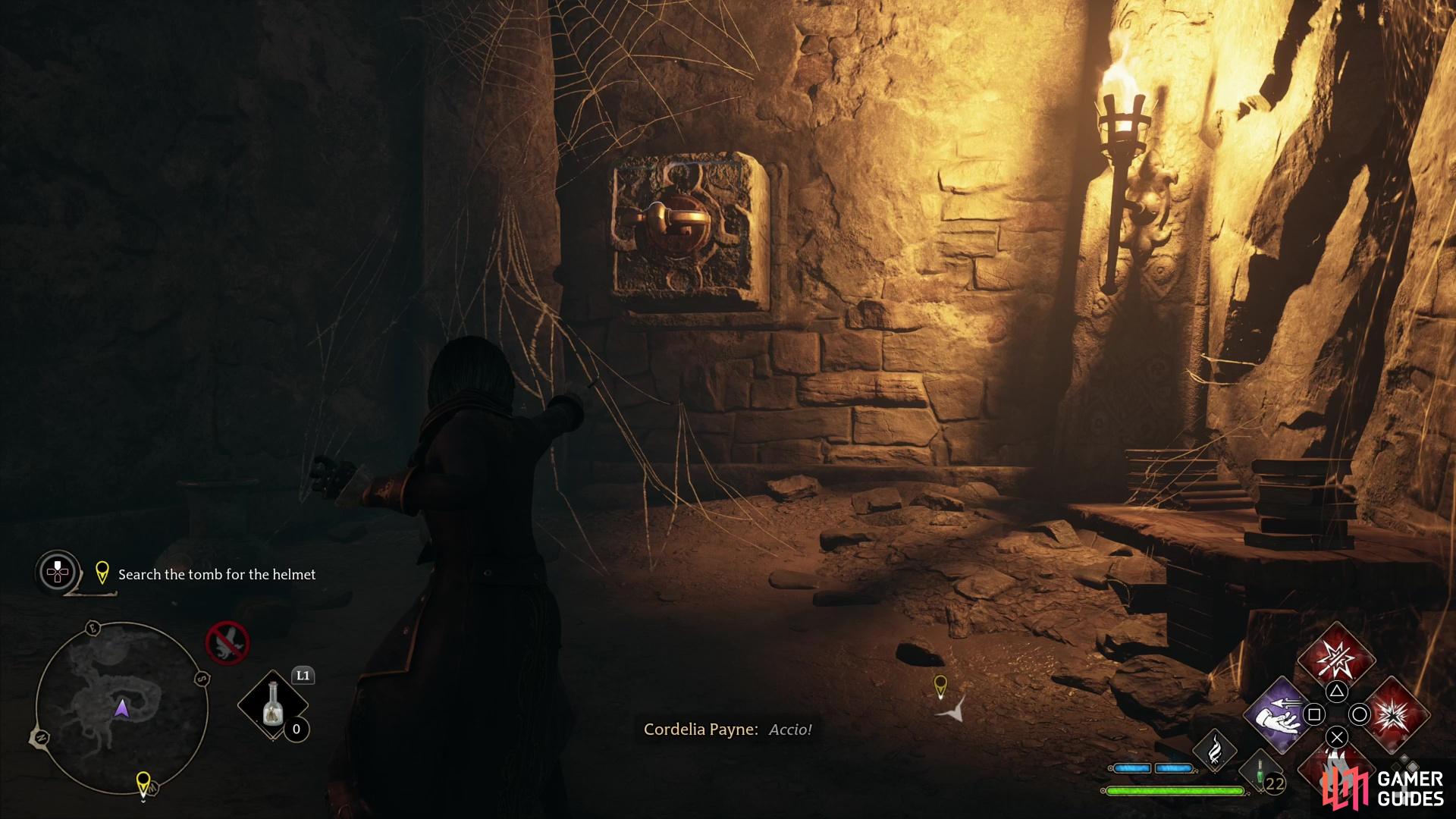 then after diving into the pit, find a handle you can pull with !Accio to create a shortcut.