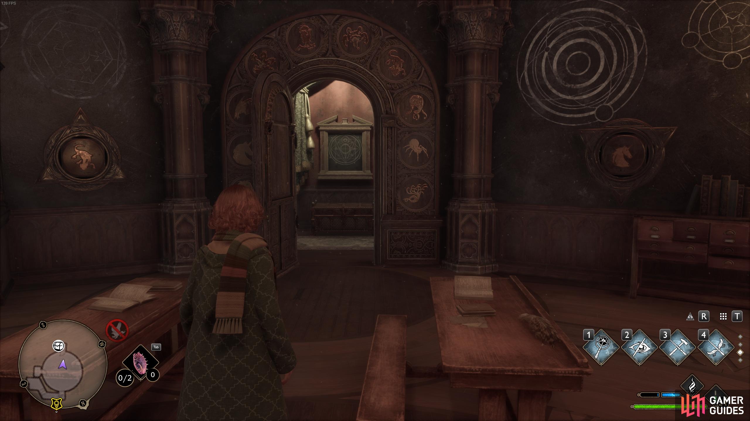 Hogwarts Legacy The Great Hall Puzzle Door Solution 