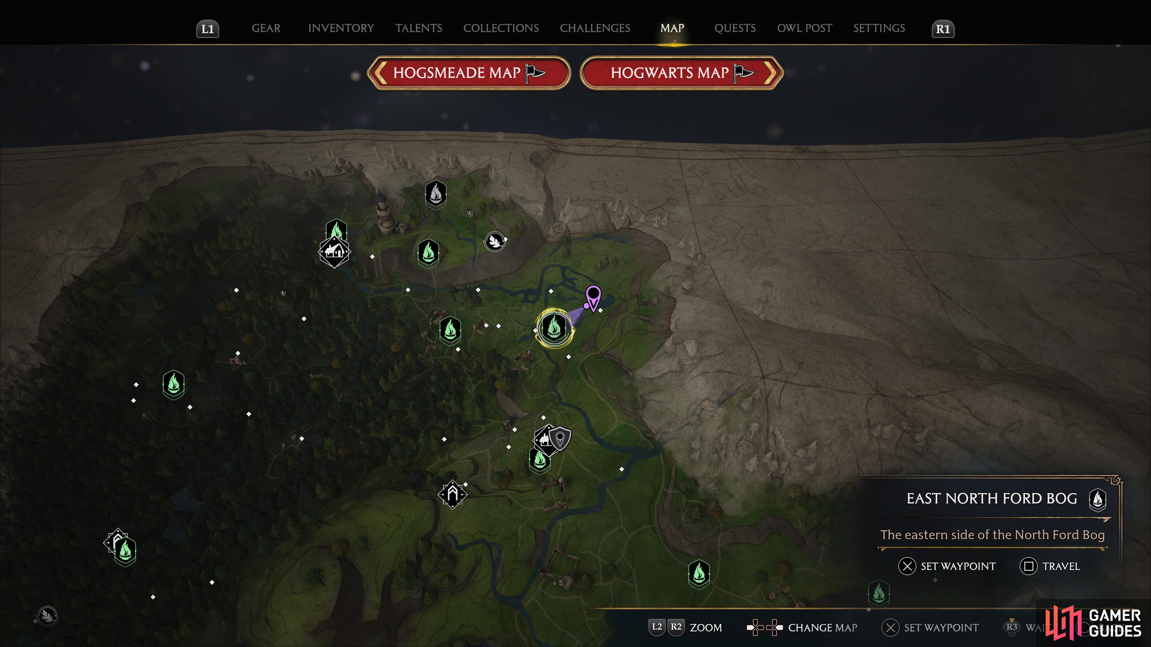 Head to this location on the map