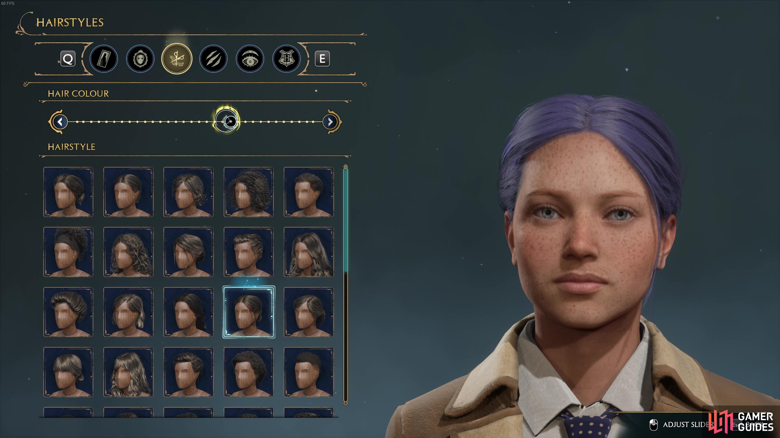 Just because its the Victorian times, doesn't mean you can't have fun purple hair!