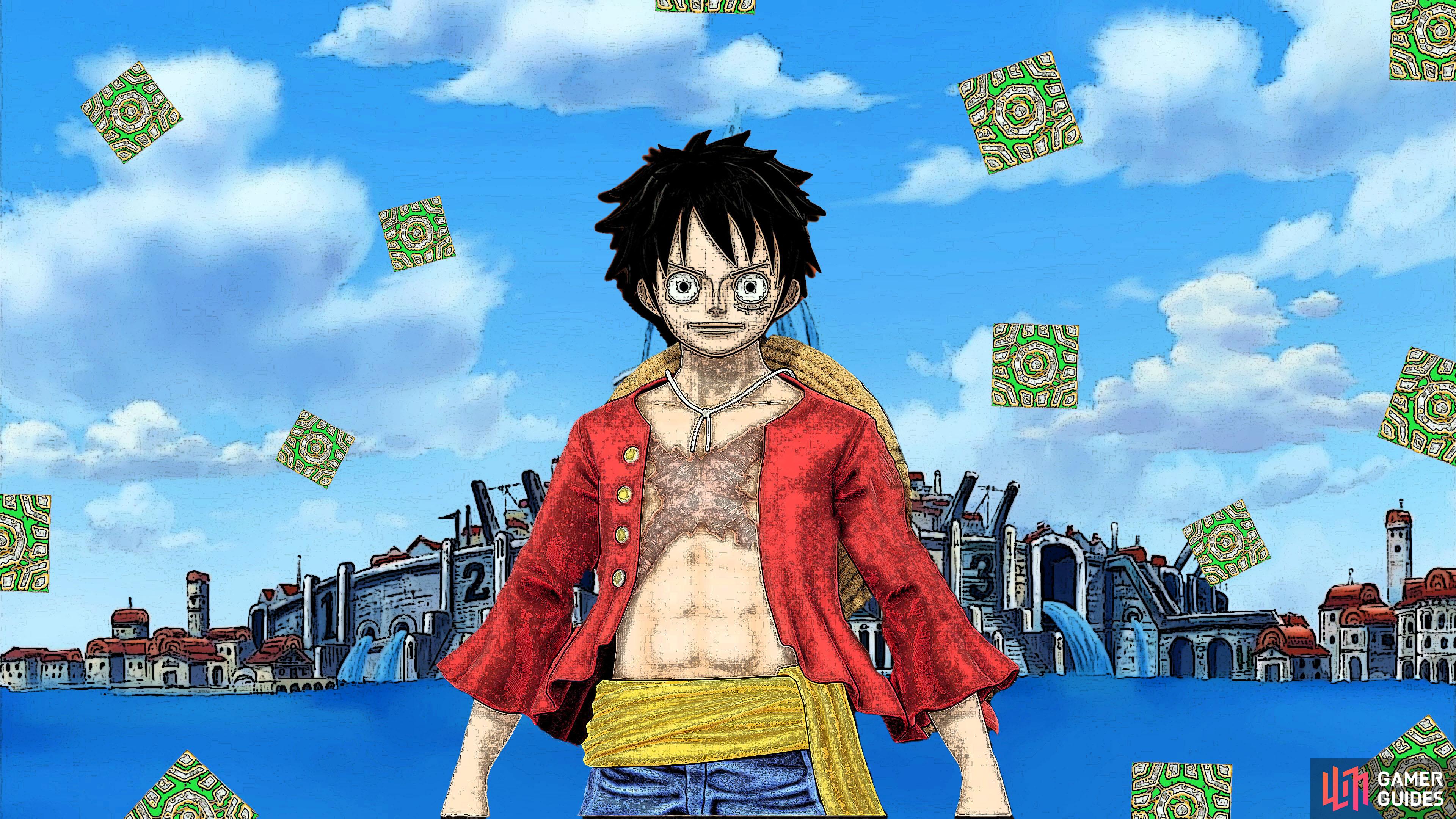 Luffy only needs 50 Cube Fragments to unlock the trophy/achievement.