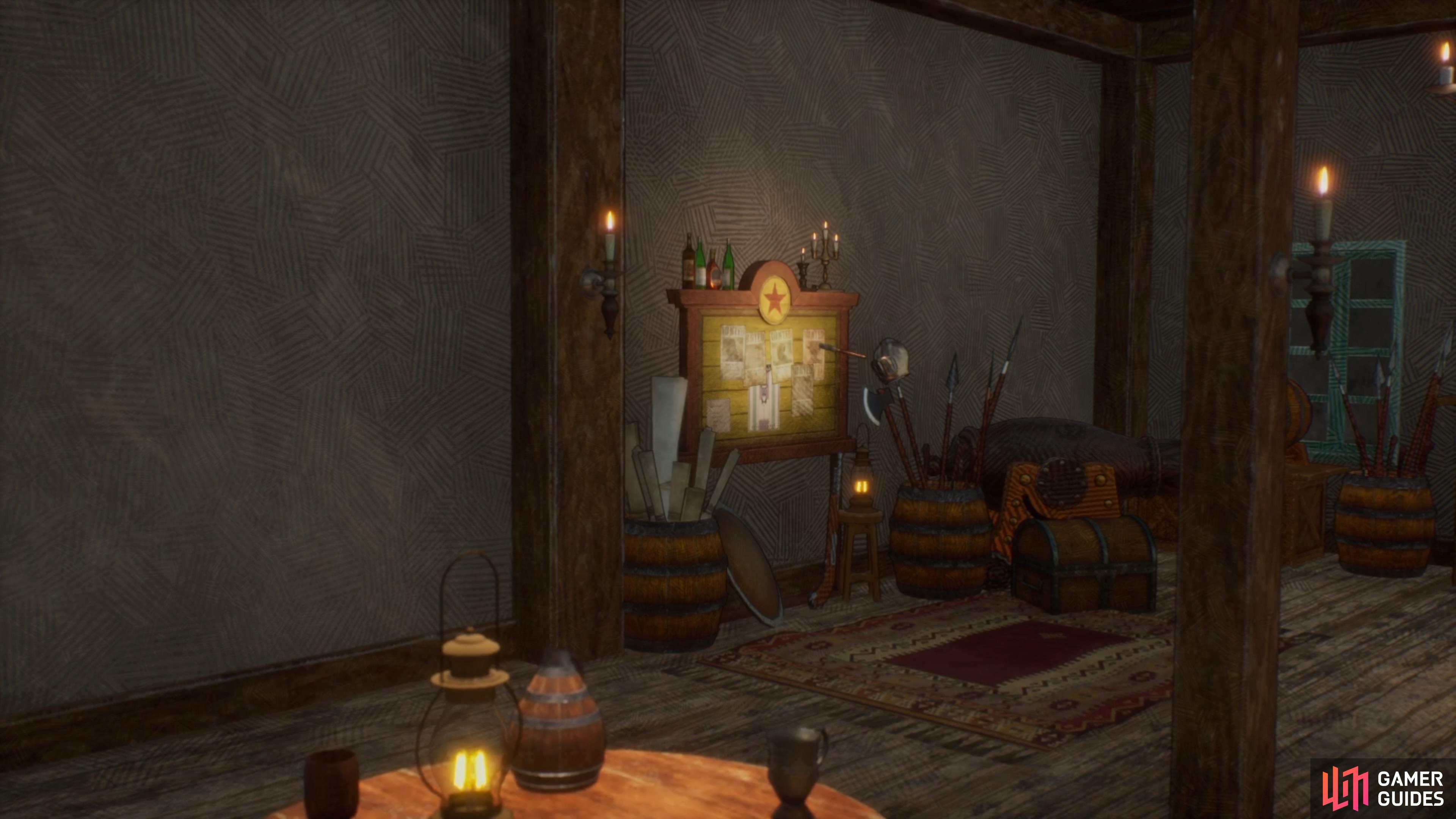 Go to the tavern and view the bulletin board for a list of bounties