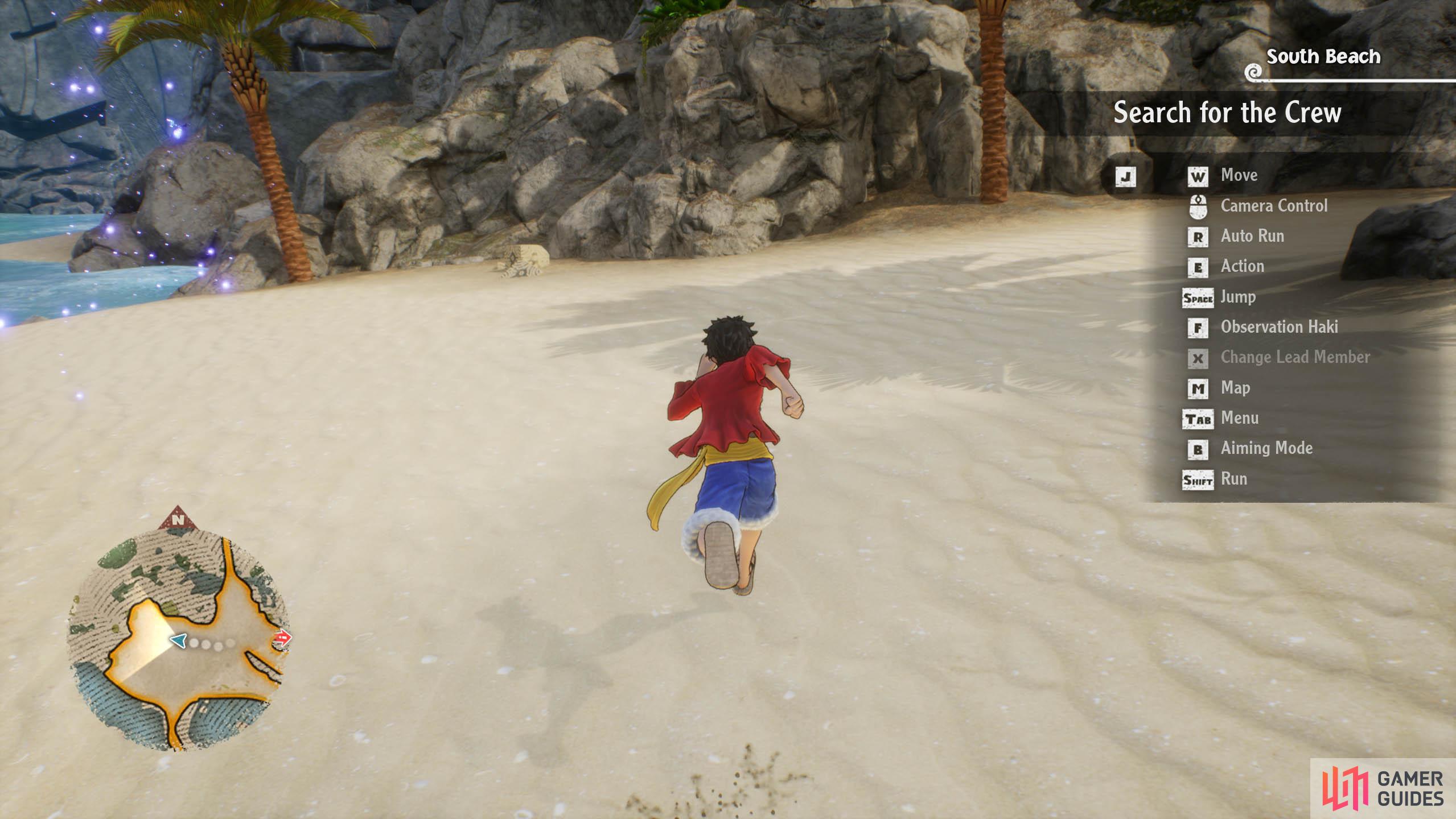 Being able to move across land much quicker is a real bonus in One Piece Odyssey