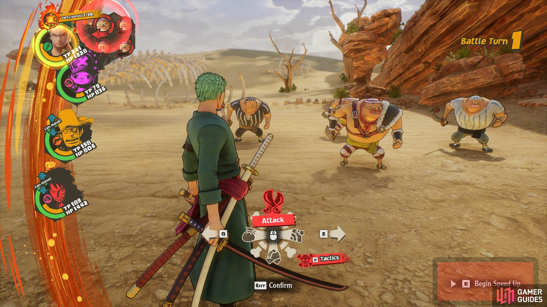 ONE PIECE WORLD SEEKER, Switching Haki