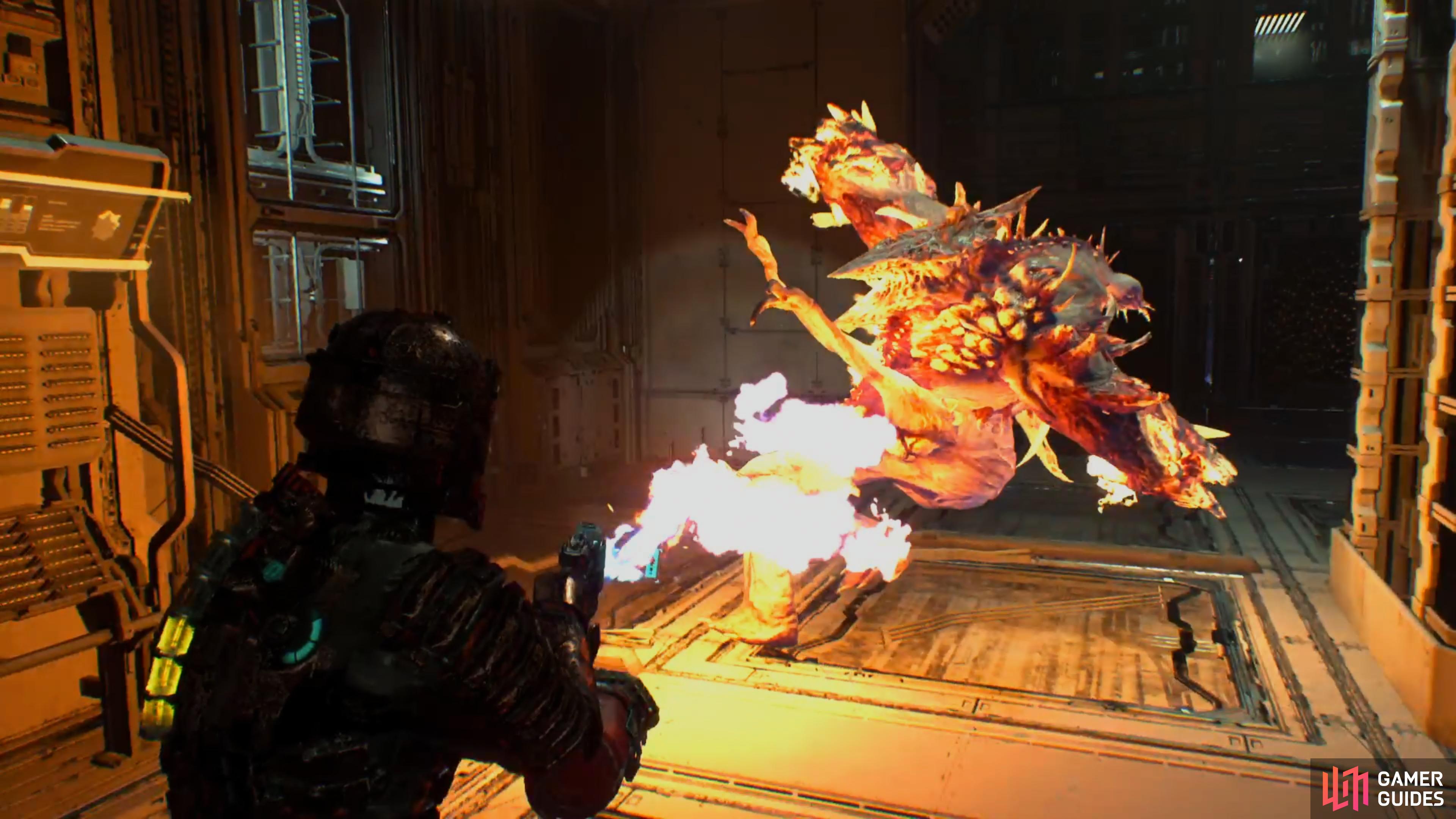 Dead Space Chapter 4: Obliteration Imminent, How to beat the Brute boss