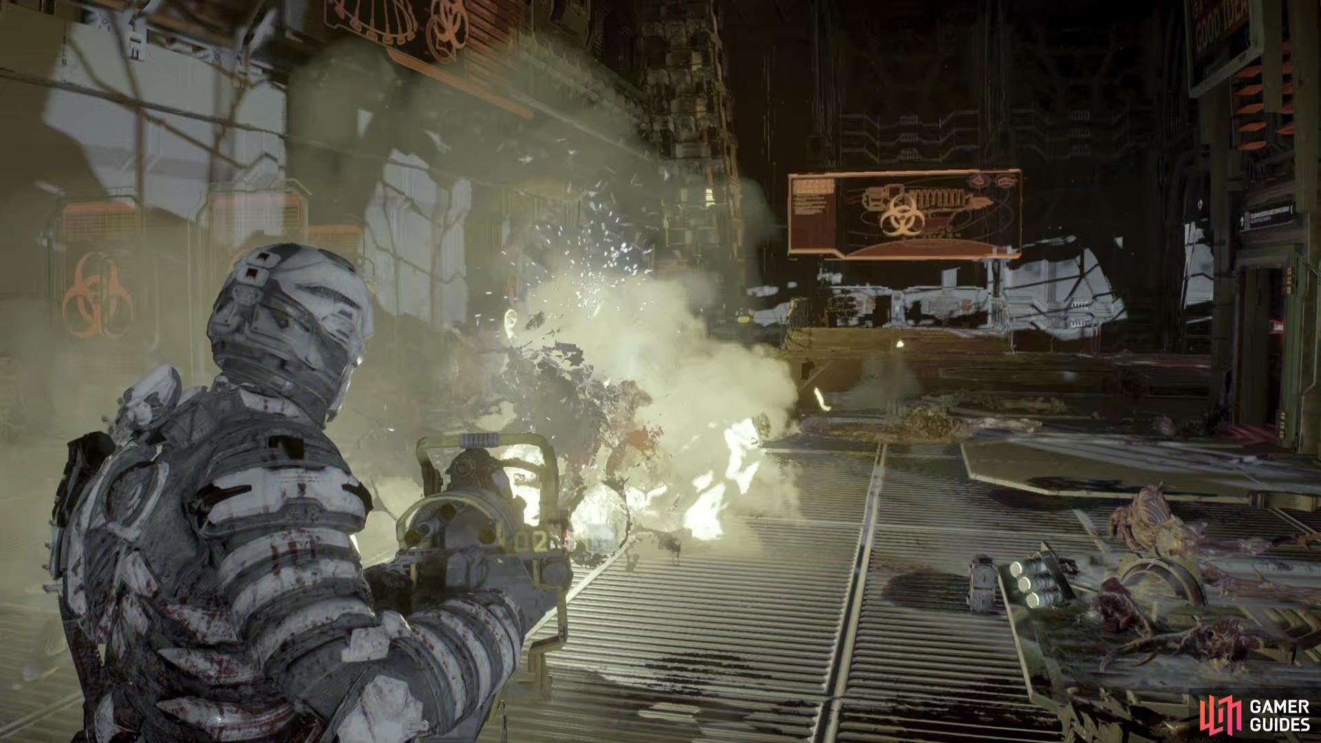 The Force Gun's Primary Fire will unleash a burst of force at the enemies.