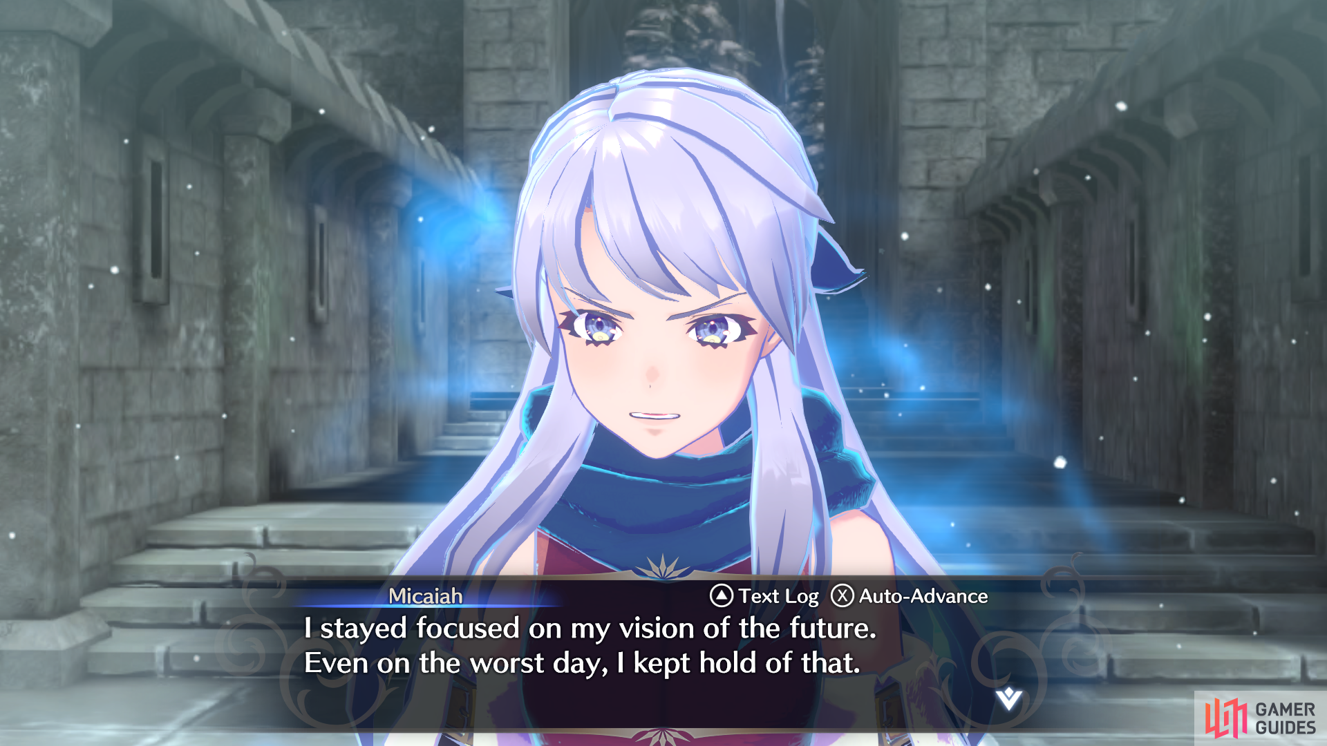 Micaiah at the start of her Paralogue.