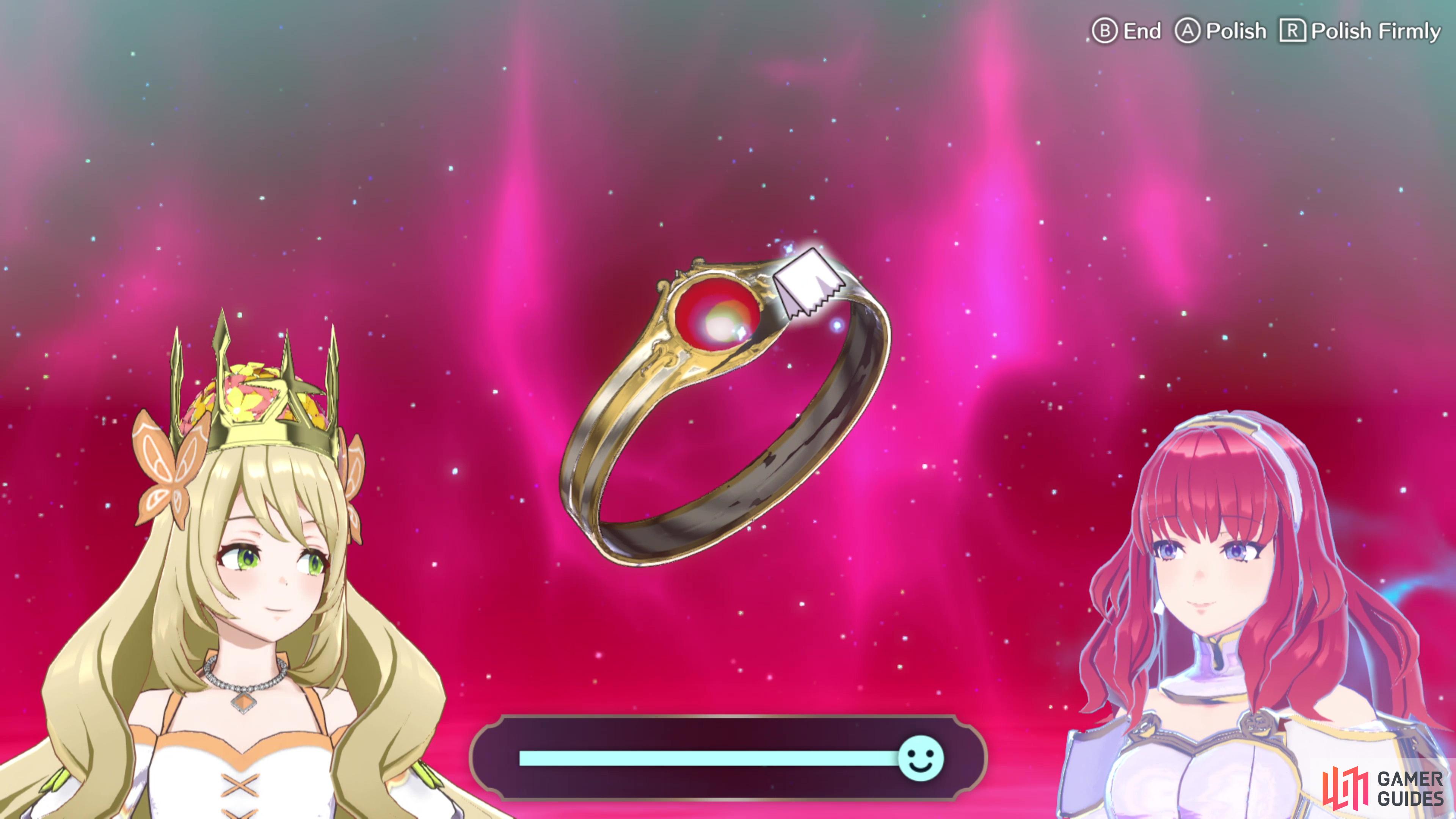 Characters can also polish Emblem Rings to improve their Bond,