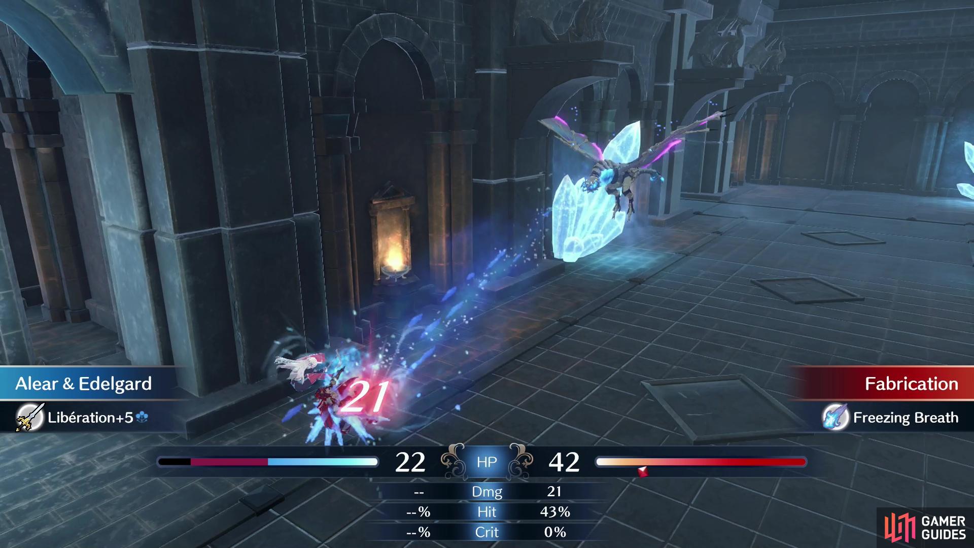 The Phantom Wyverns in the Dragon Temple will deal significant damage with their breath attack, which ignores DEF and RES and inflicts Freeze.