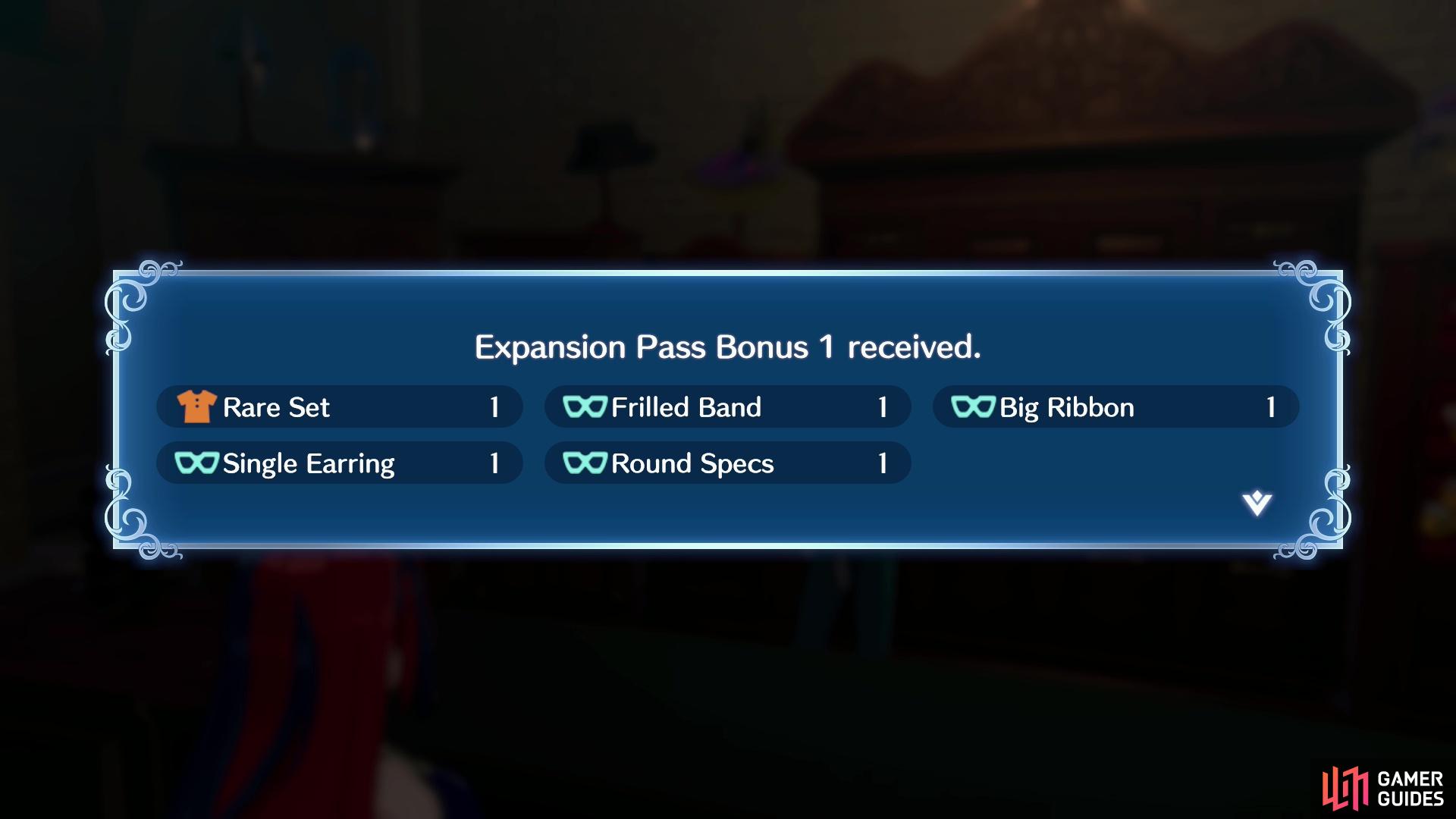 The Expansion !Pass will grant you some accessories you can cane use to play dress up with.