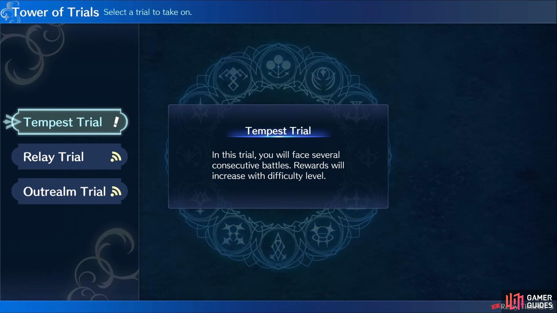 Tempest Trials available in !Fire Emblem Engage