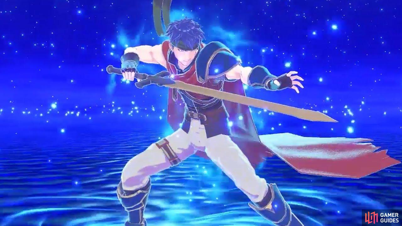 Ike can wield the  Emblem Axe  "Hammer". Its stats can be found alongside Every Emblem Axe in  Fire Emblem Engage.