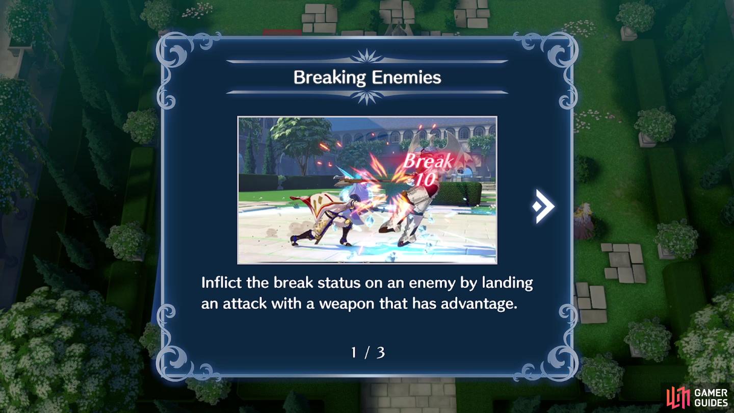 Tutorial on how to Break enemies in !Fire Emblem Engage