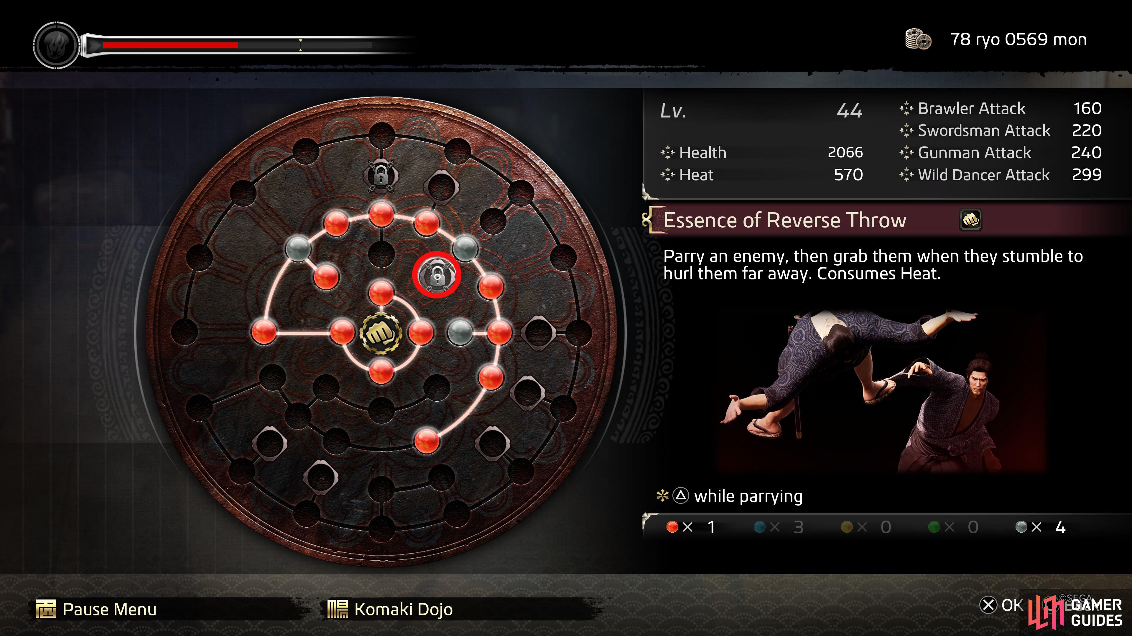 Once the training is complete the seal will unlock on the Ability Wheel.