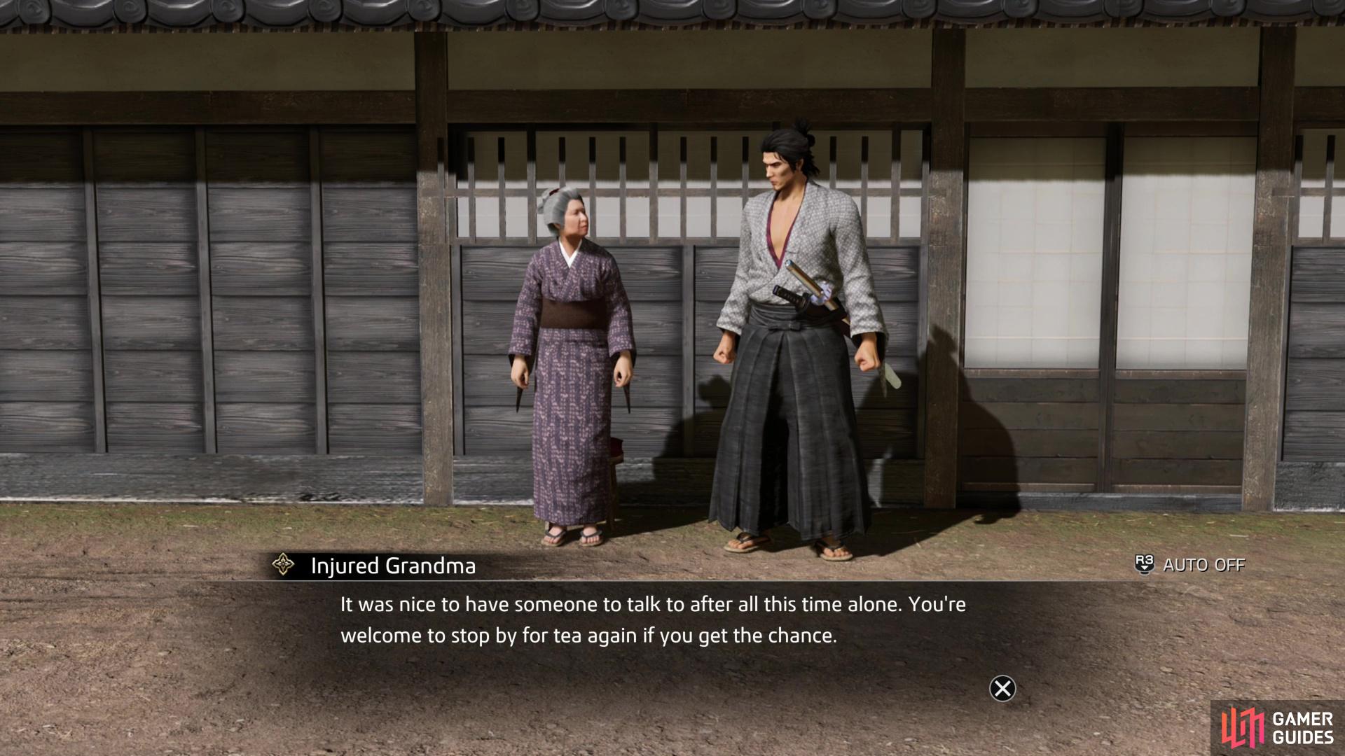 Ryoma will take her back to her house and chat with her, forming a bond and completing this Substory.