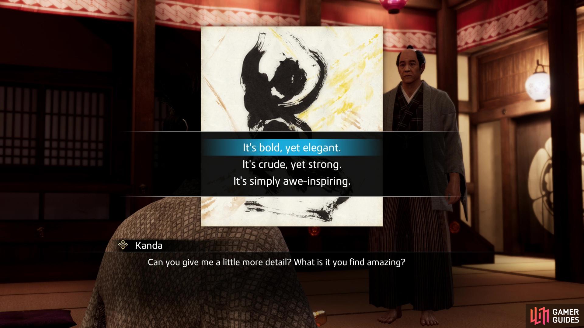 which inspires another painting. Kanda once again wants to hear that his "art" is "bold".