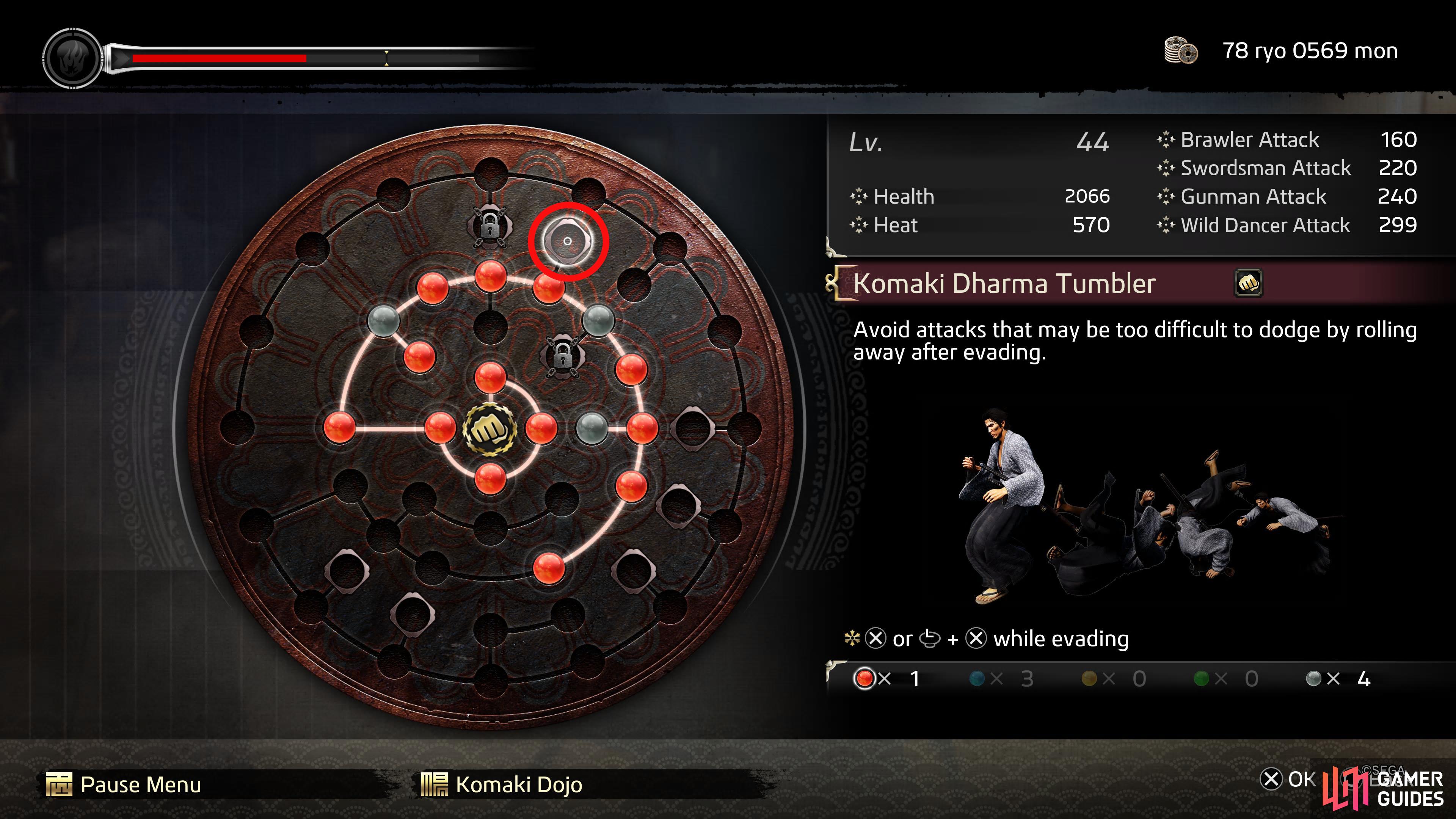 When the training is complete, the seal will be unlocked on the Ability Wheel.