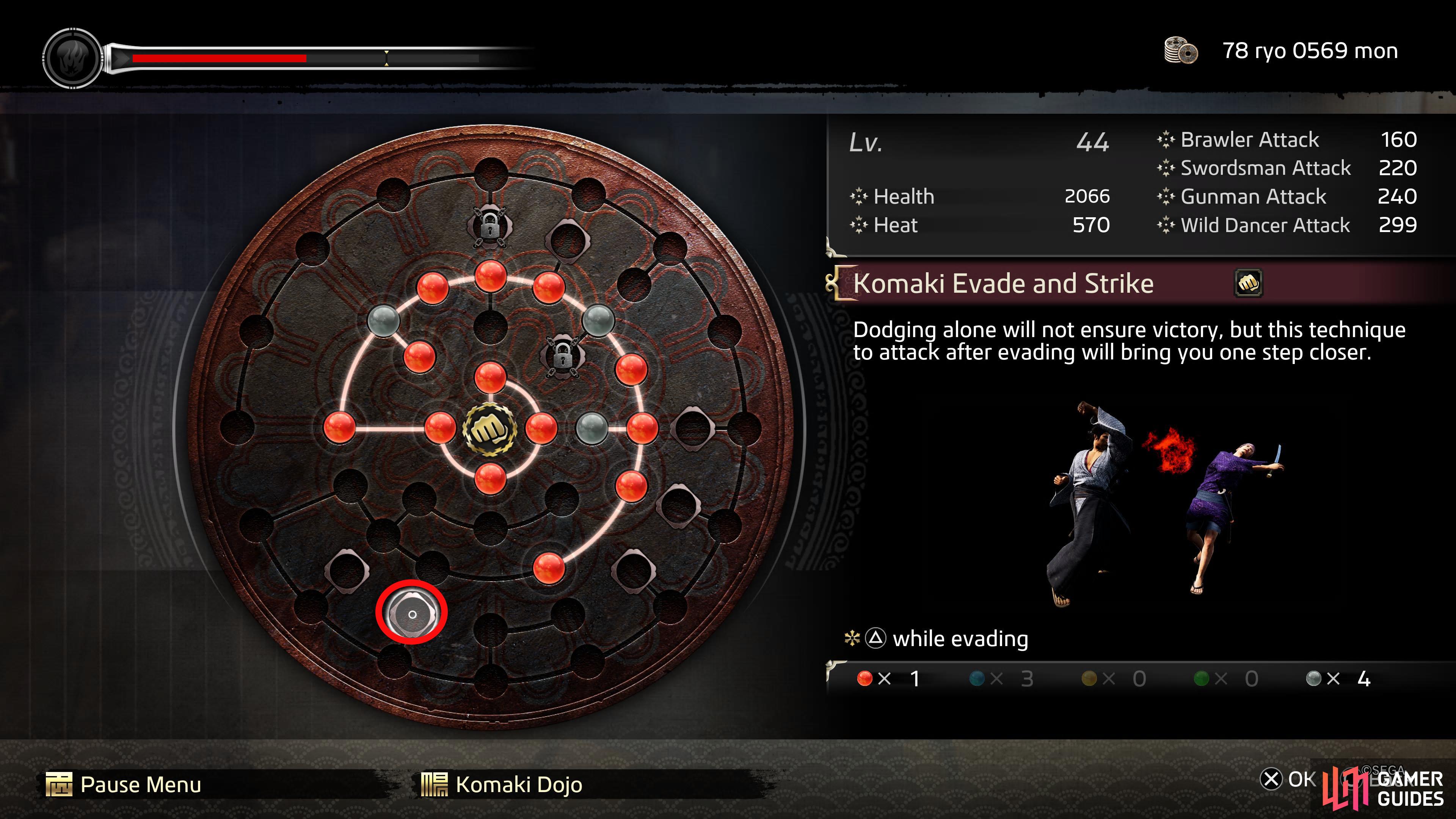Once the training is complete the seal will unlock on the Ability Wheel.