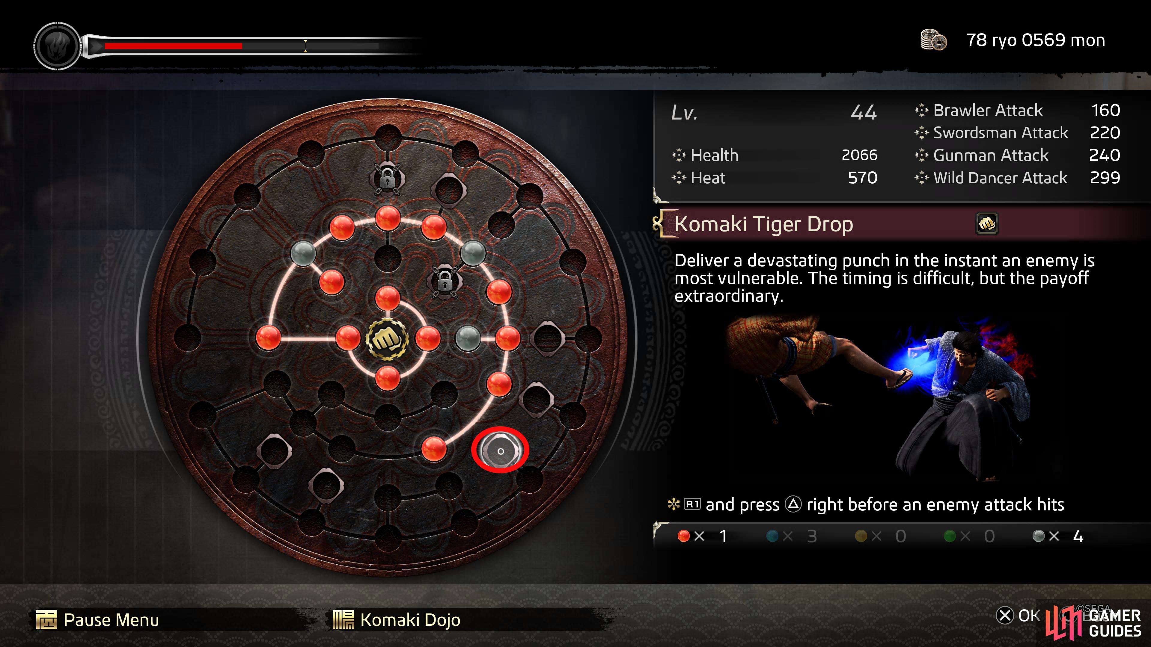 Once the training is complete the seal will unlock on the Ability Wheel.