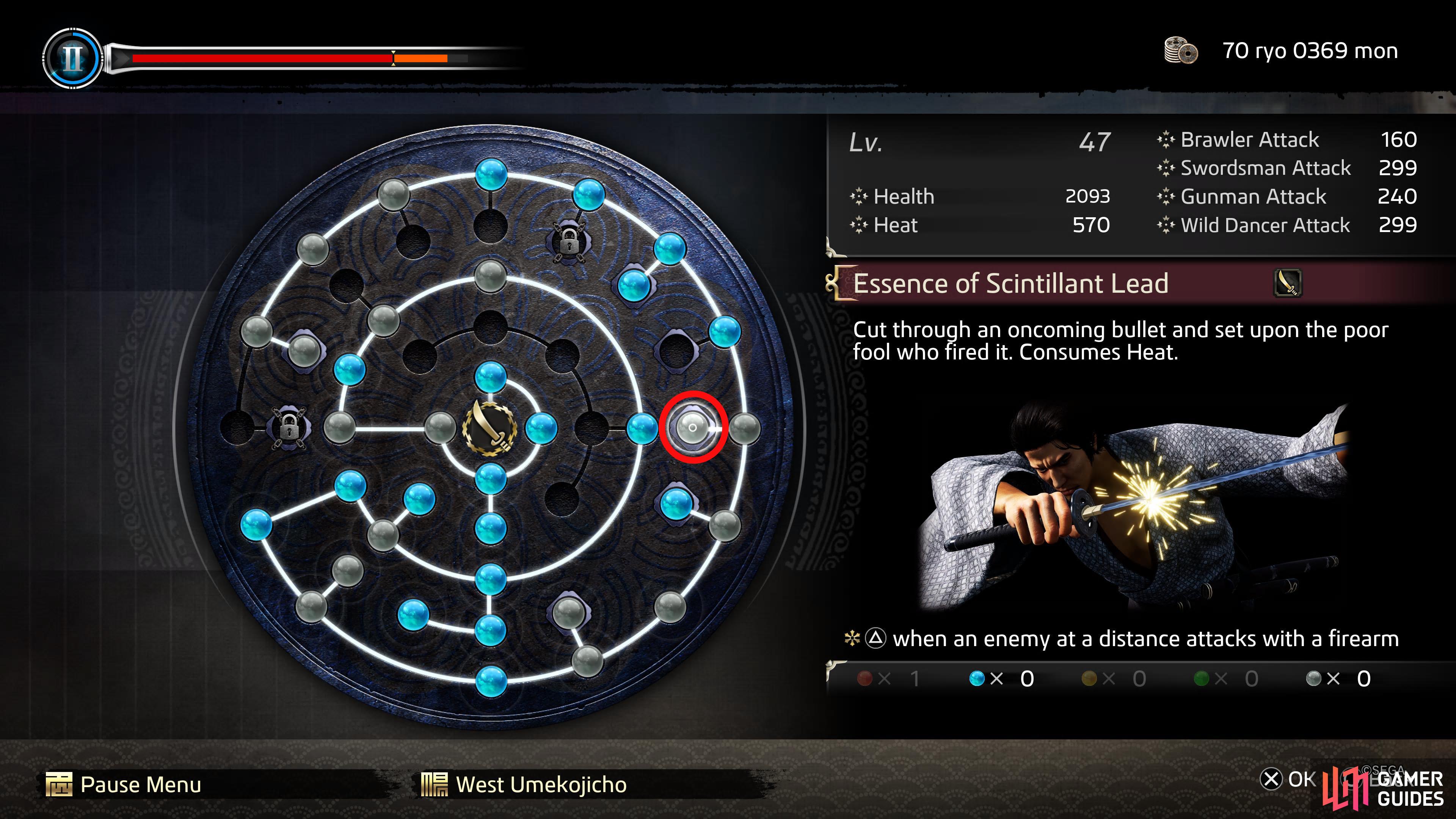 Here is where Scintillant Lead is on the Ability Wheel.