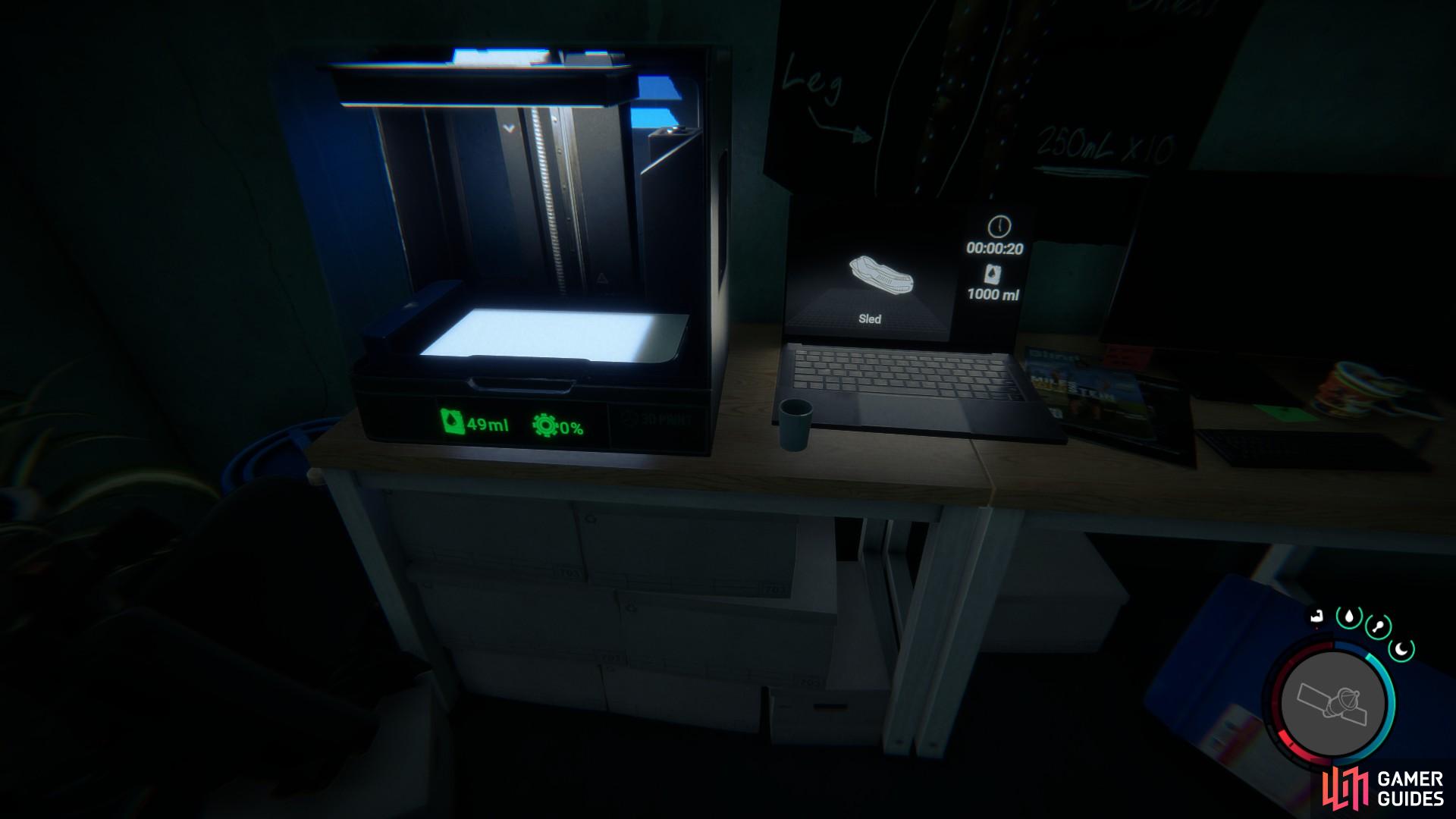 आपल्याला 3 डी प्रिंटर गुहेत स्वत: ला स्लेज मुद्रित करण्याची आवश्यकता आहे