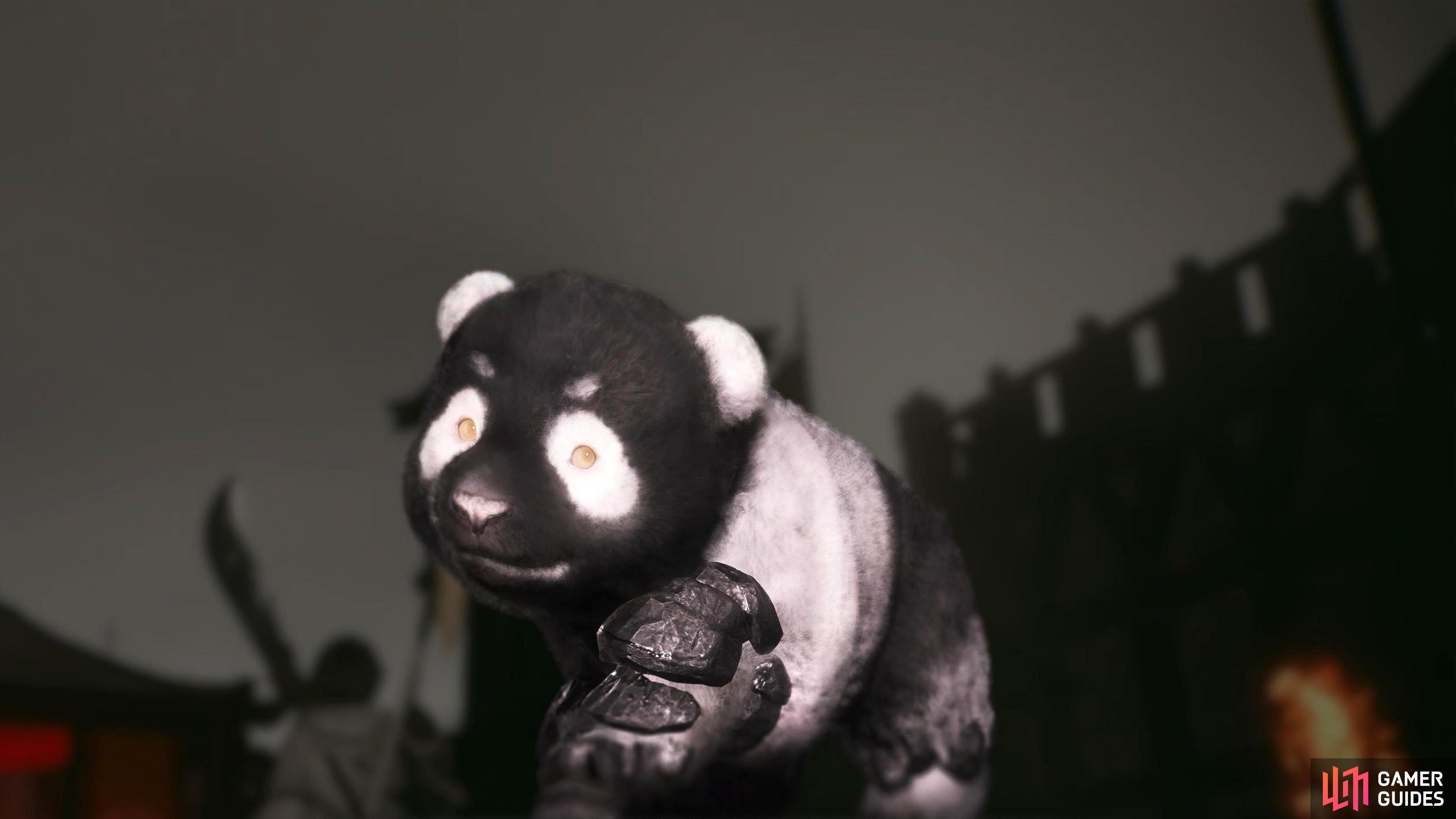 Shitieshou's are panda-like friendly demons who'll offer you a reward if you feed them.
