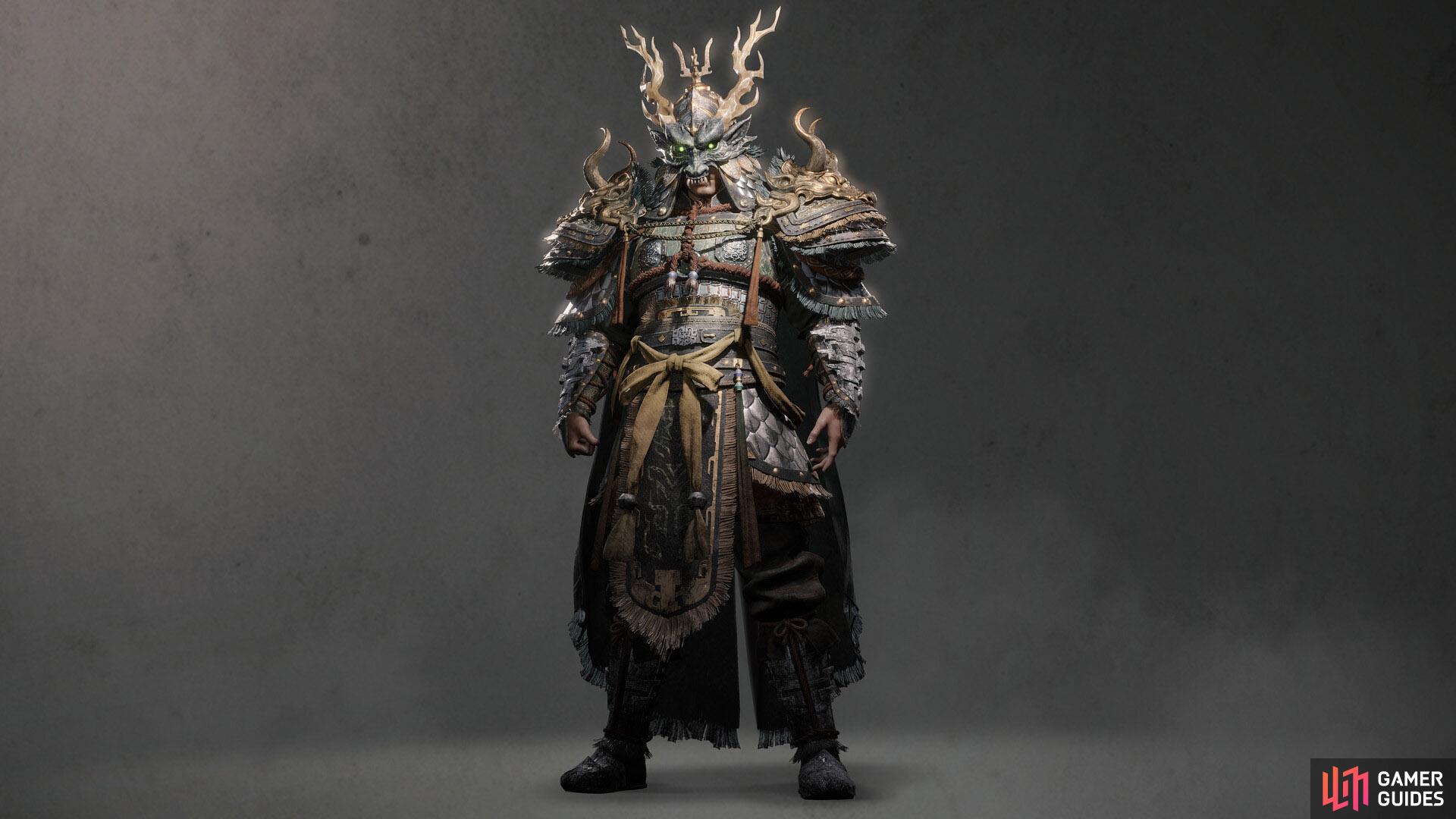 The Qinglong armour set for owning the Wo Long Season Pass