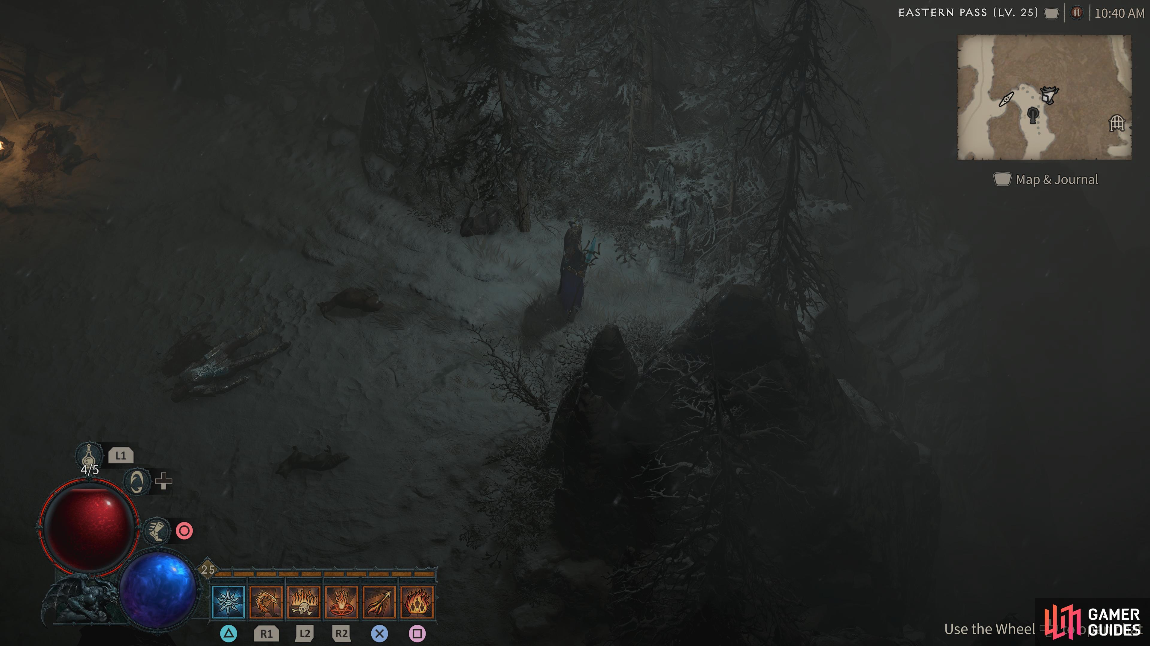 and climb the cliff to reach this altar.