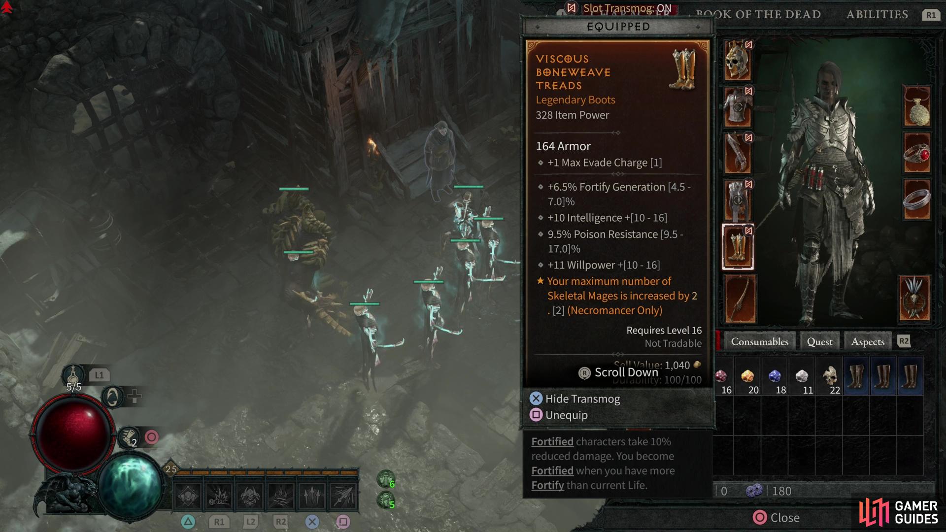 Various legendary powers will boost the potency of your minions - a welcome boon for the Necromancer.