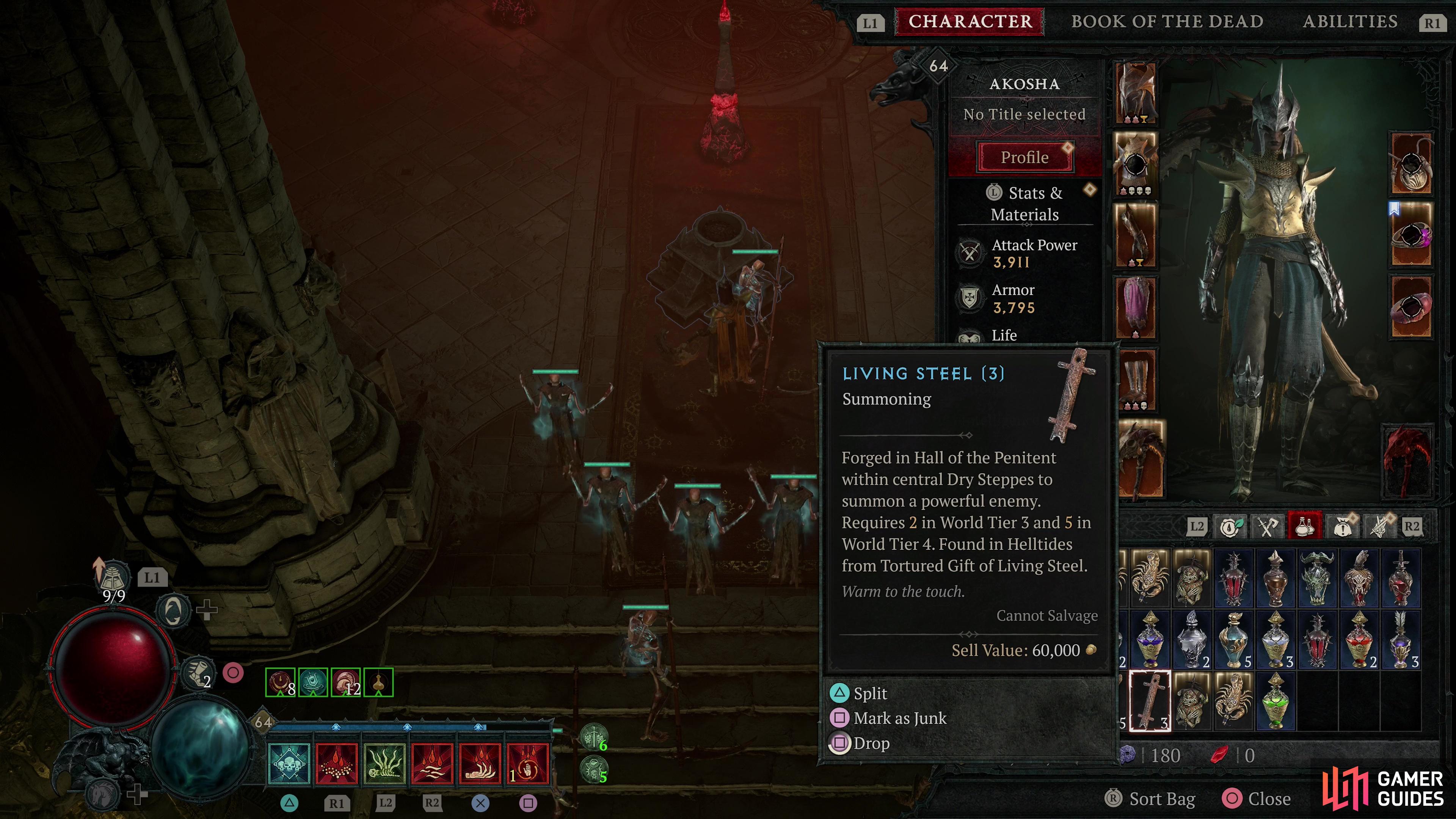 How to Summon Grigoire in Diablo 4 Living Steel Farming Guide Season 2 The Season of Blood