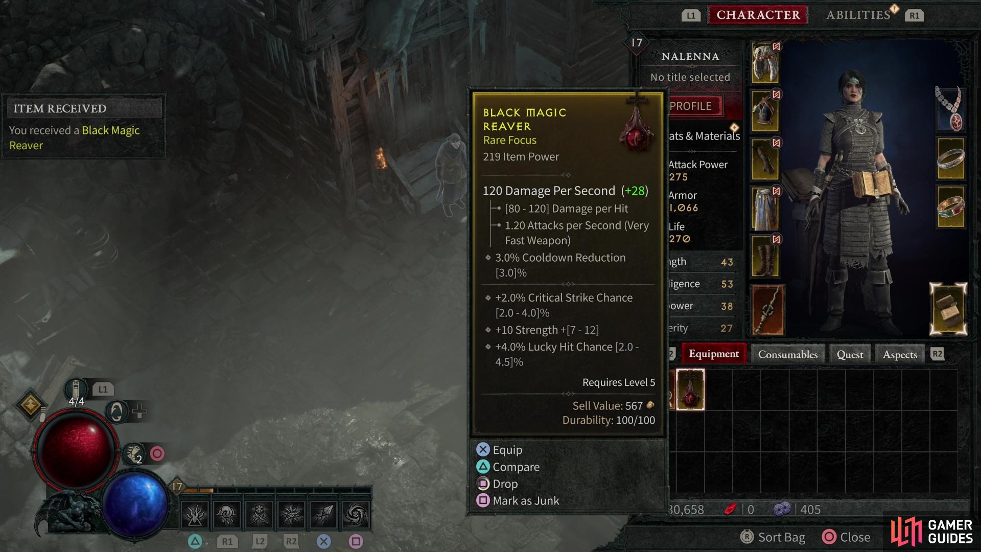 The workhorse rarity for most of the game, rare gear boasts several random stat modifiers.