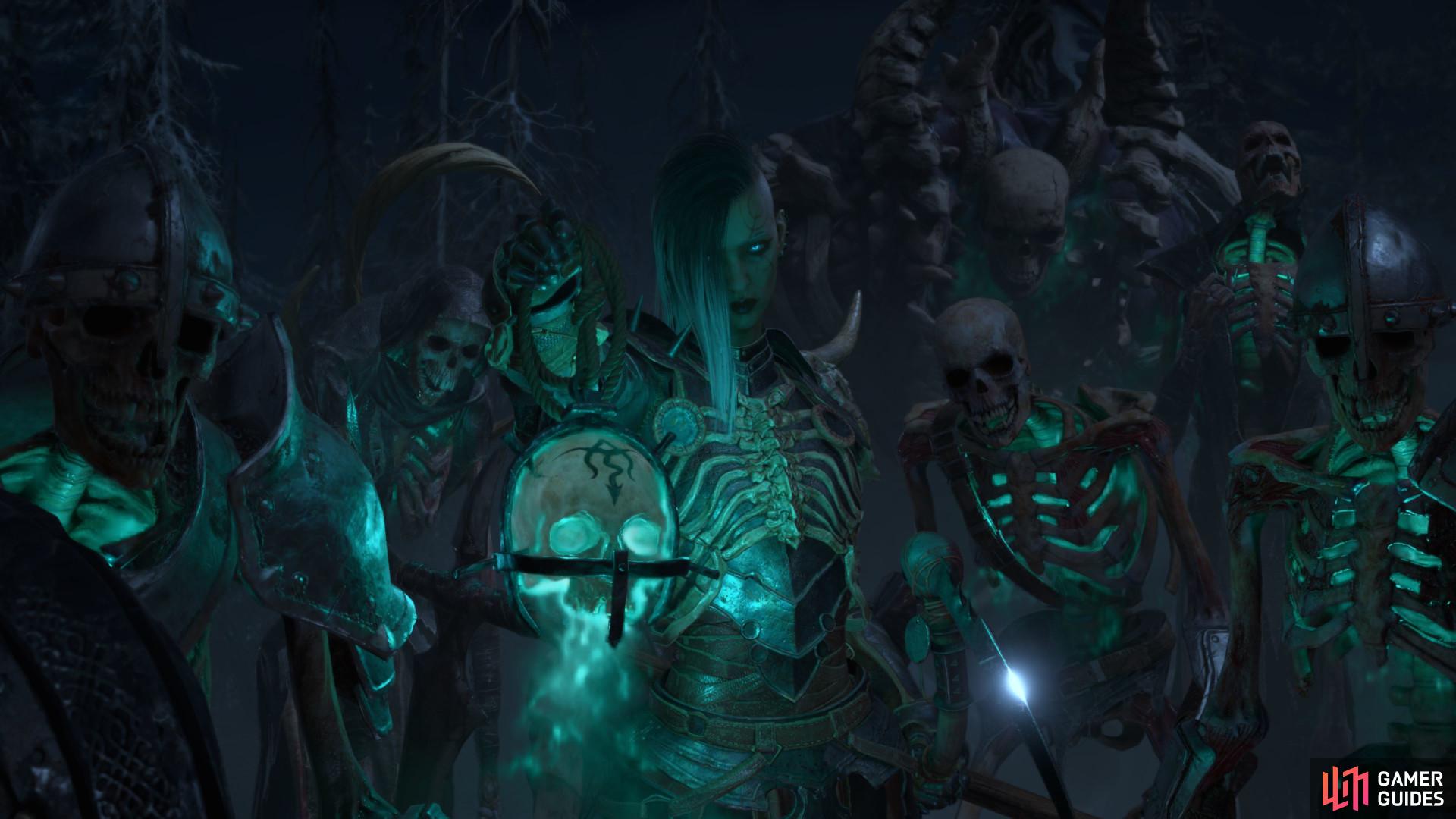 The Necromancer returns with its love of summons and with forbidden magic types. Image via Blizzard Entertainment.