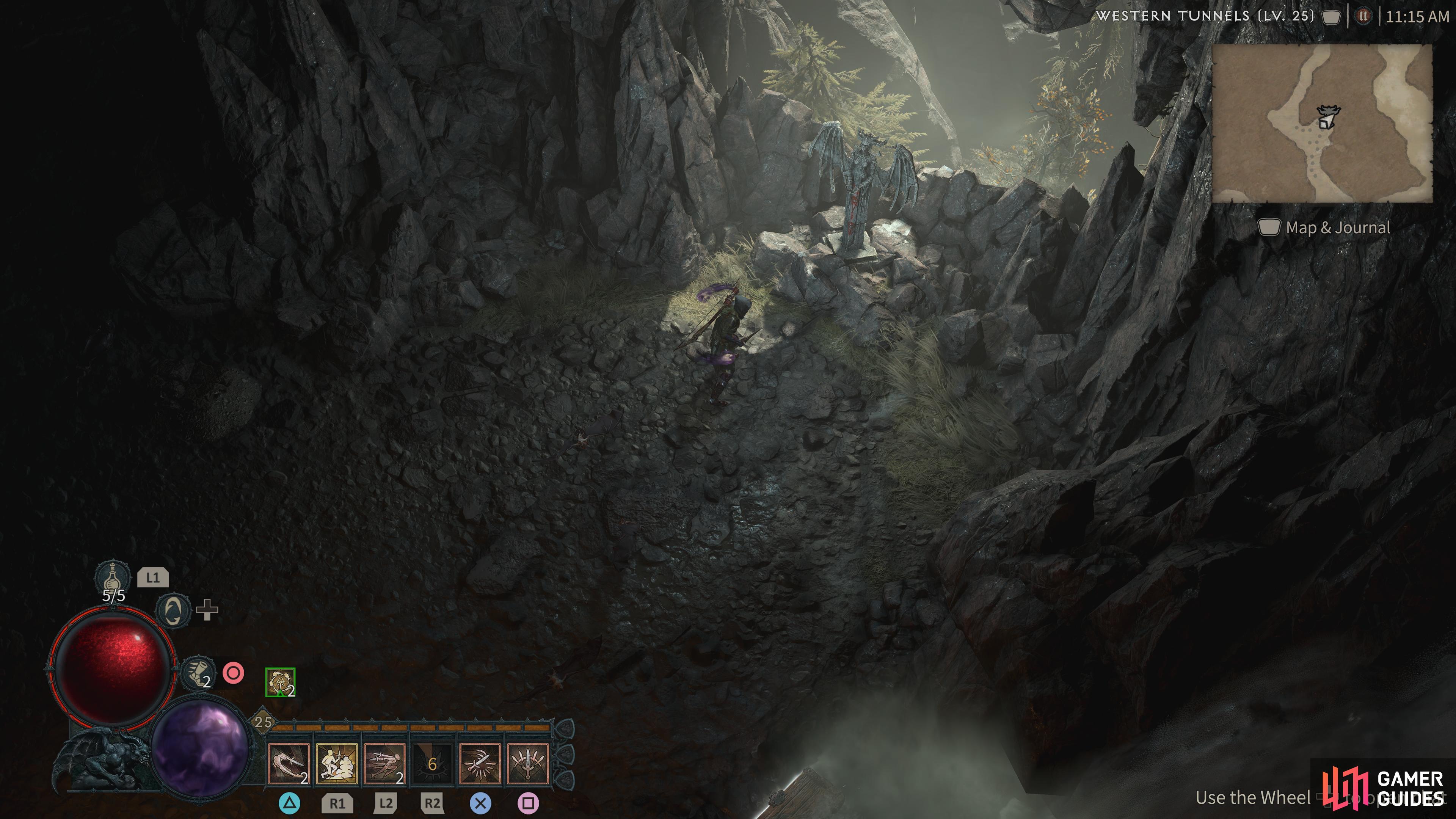 the final statue can be found in this cave.