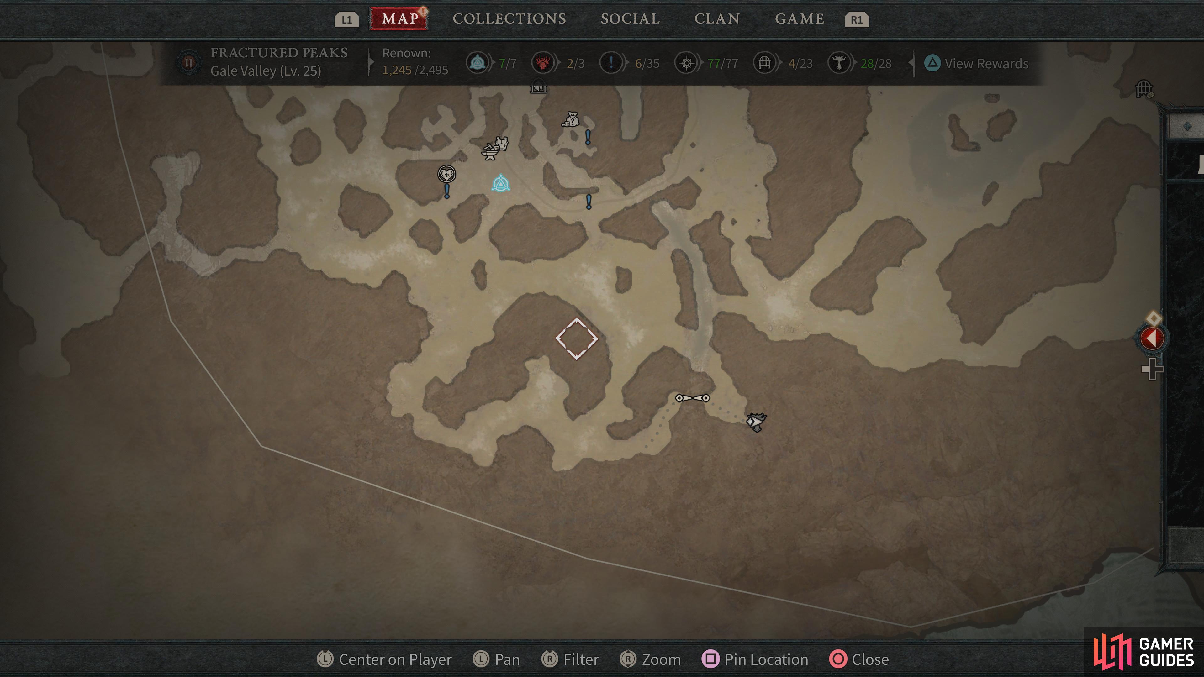 Make your way here in Gale Valley
