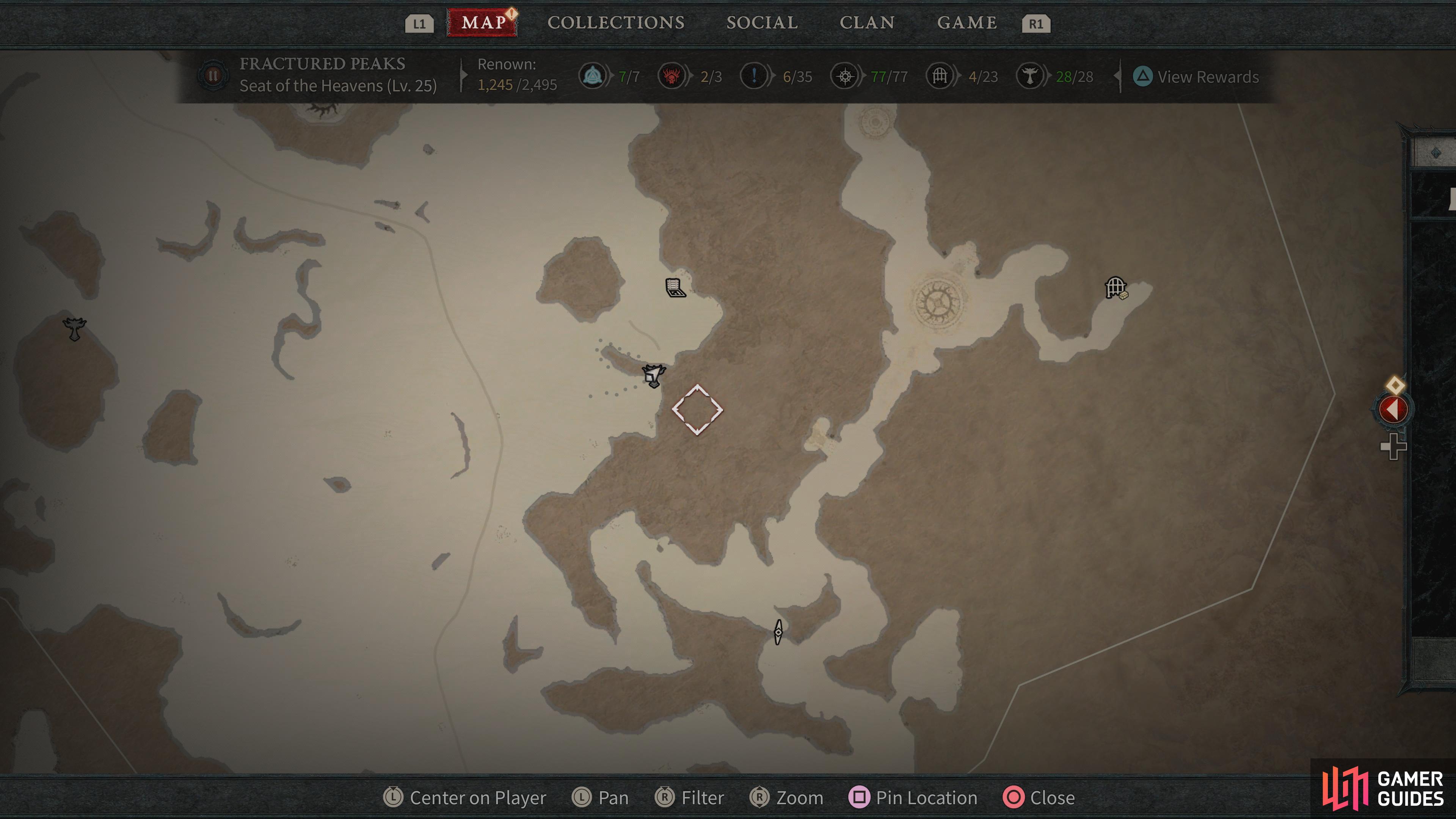 Go here in the Seat of the Heavens