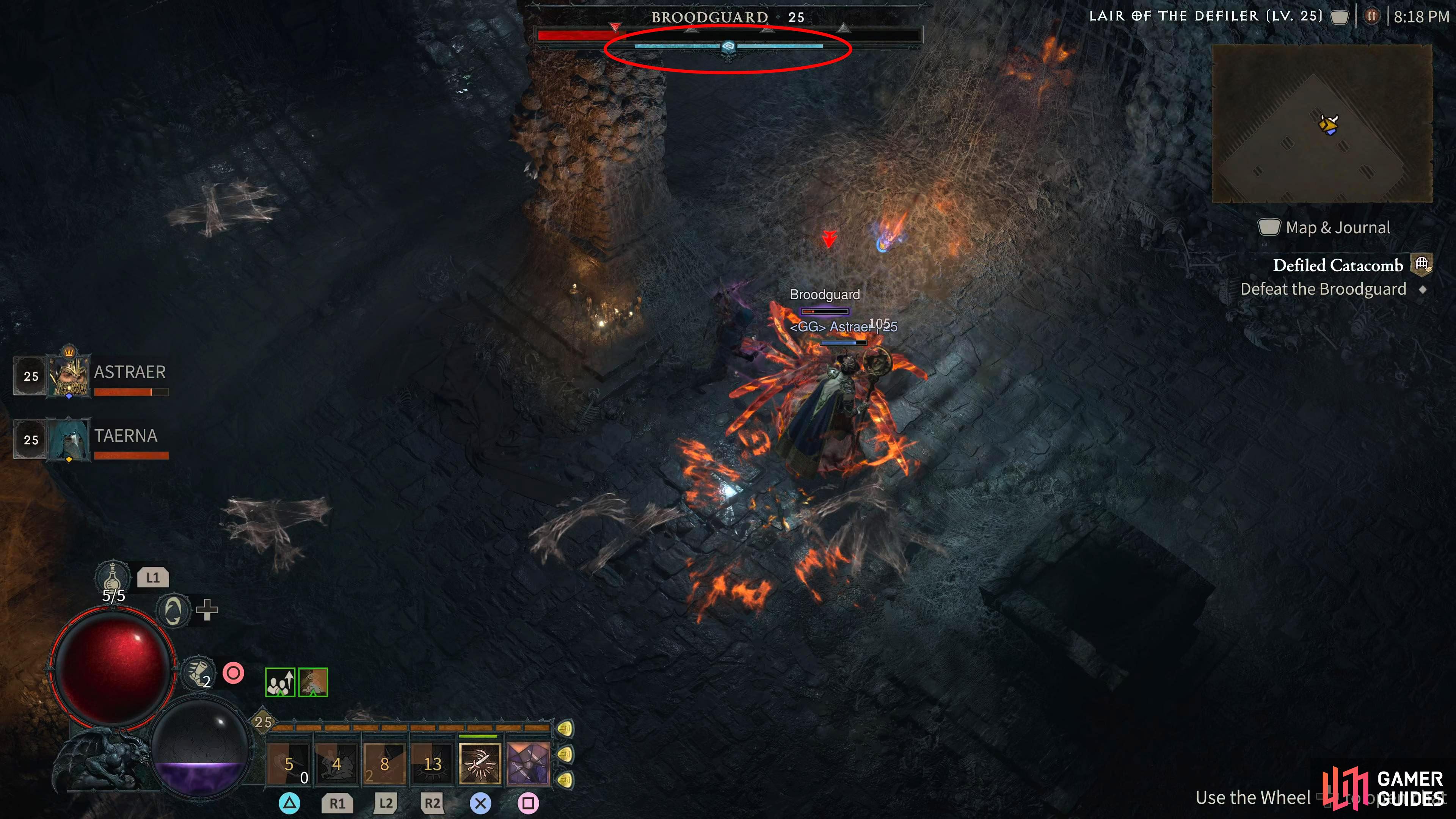 In this time, the boss won’t move or attack while also taking more damage.
