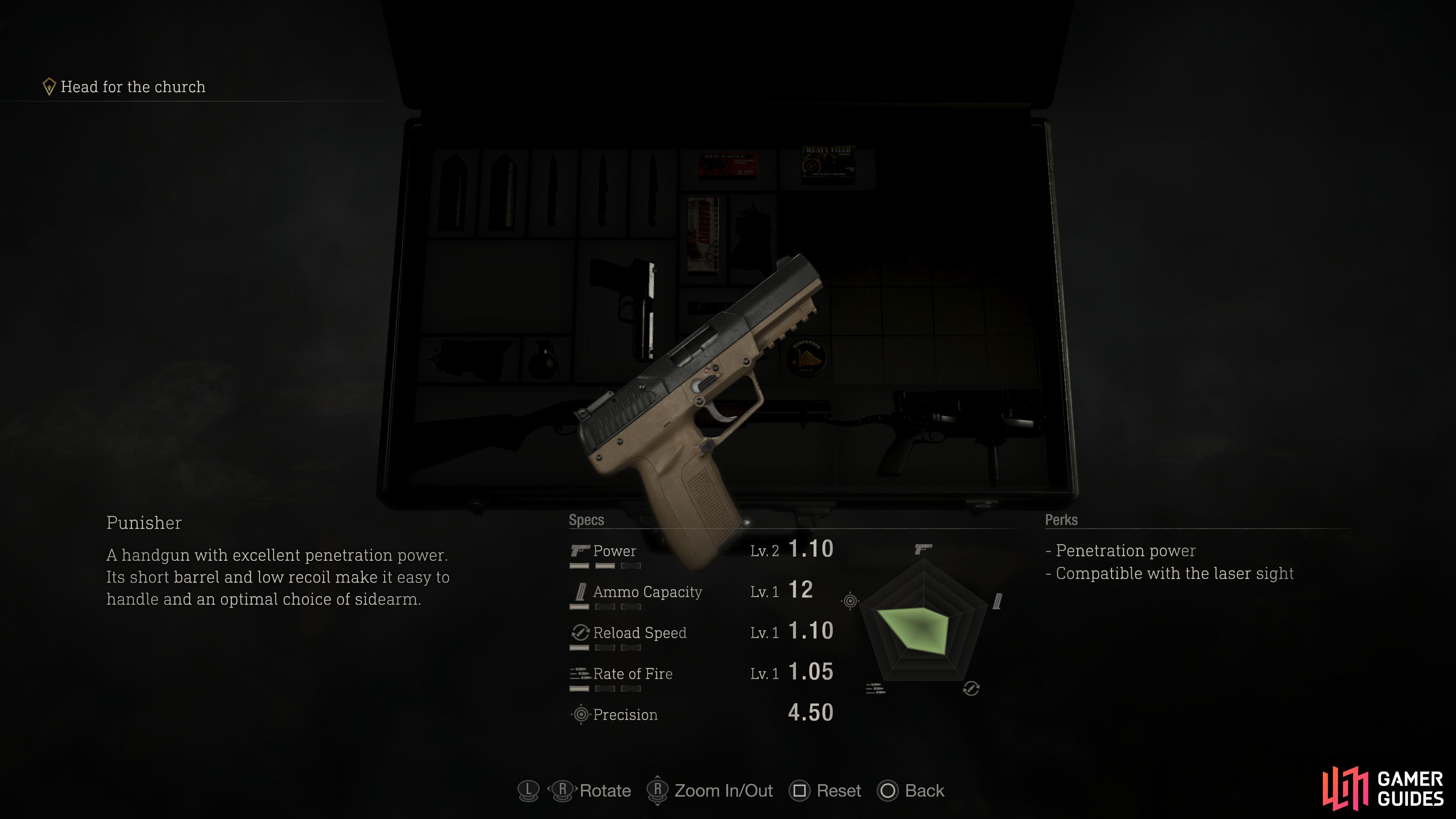 RE4 Remake Best Handgun - Handguns - Weapons